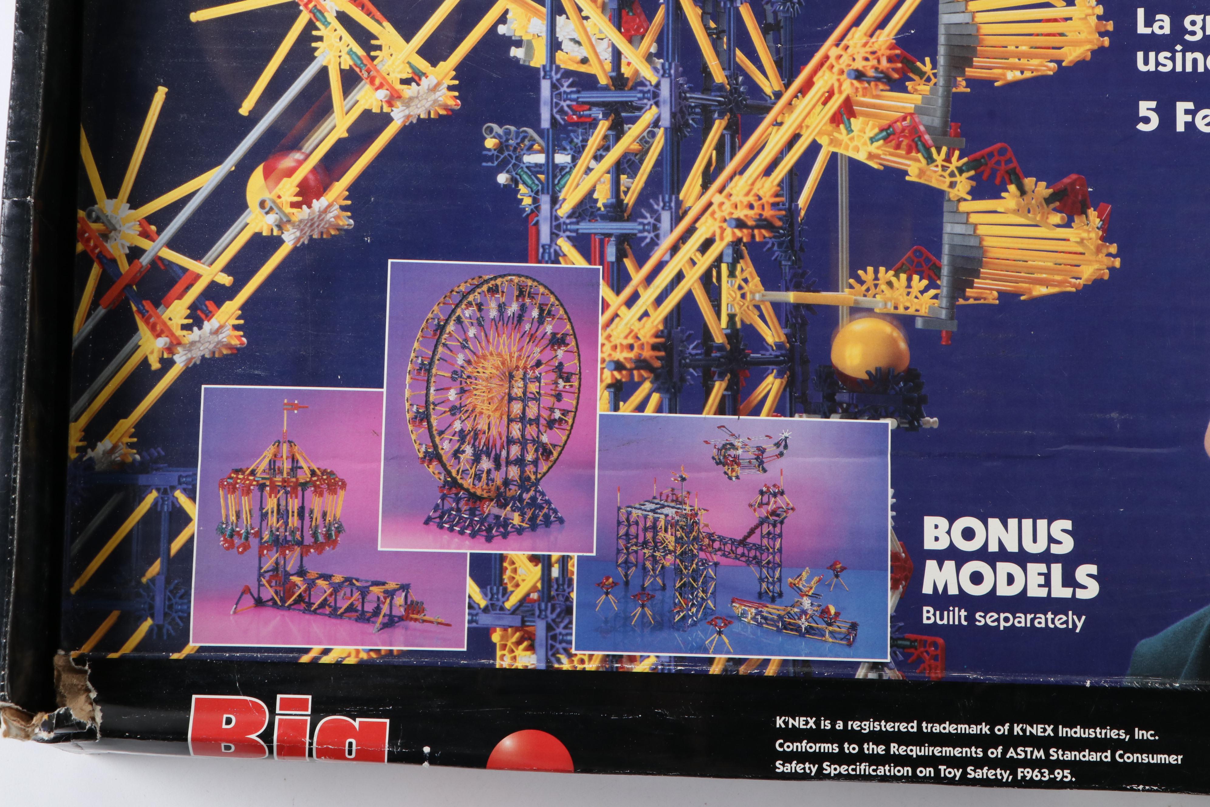 K'NEX "Big Ball Factory" Building Kit and Darda "Super System" Racetrack Kit