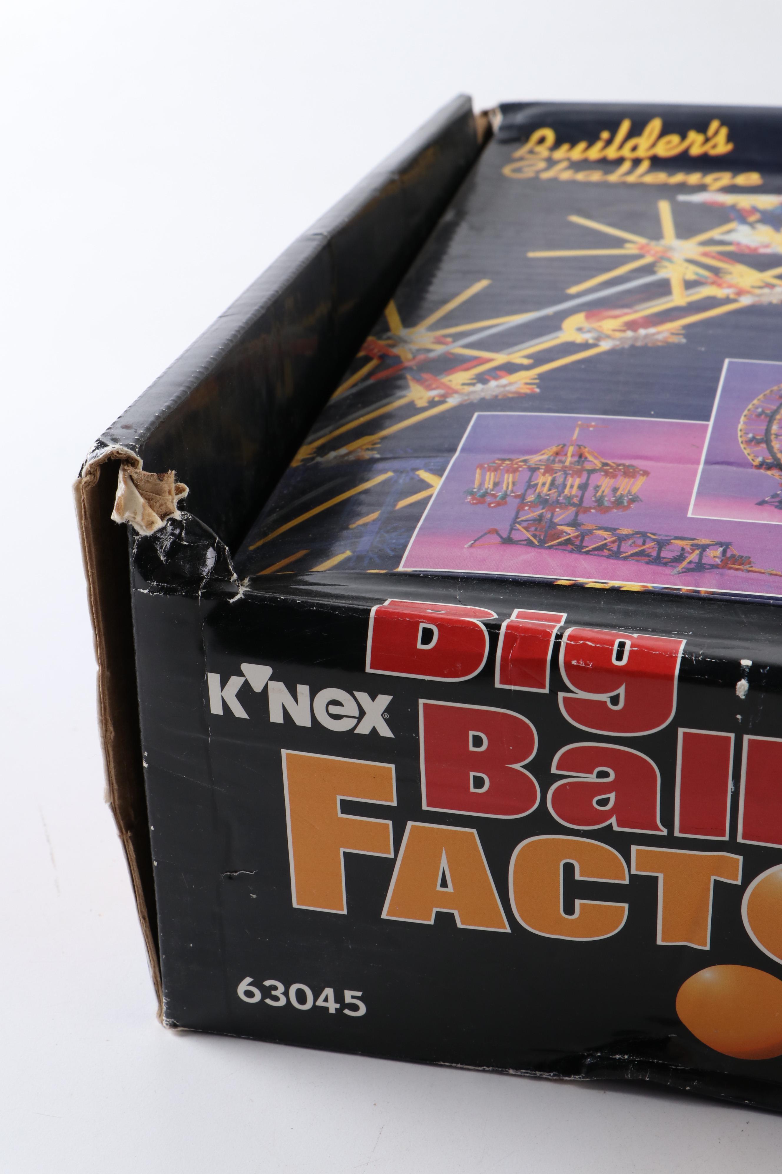 K'NEX "Big Ball Factory" Building Kit and Darda "Super System" Racetrack Kit