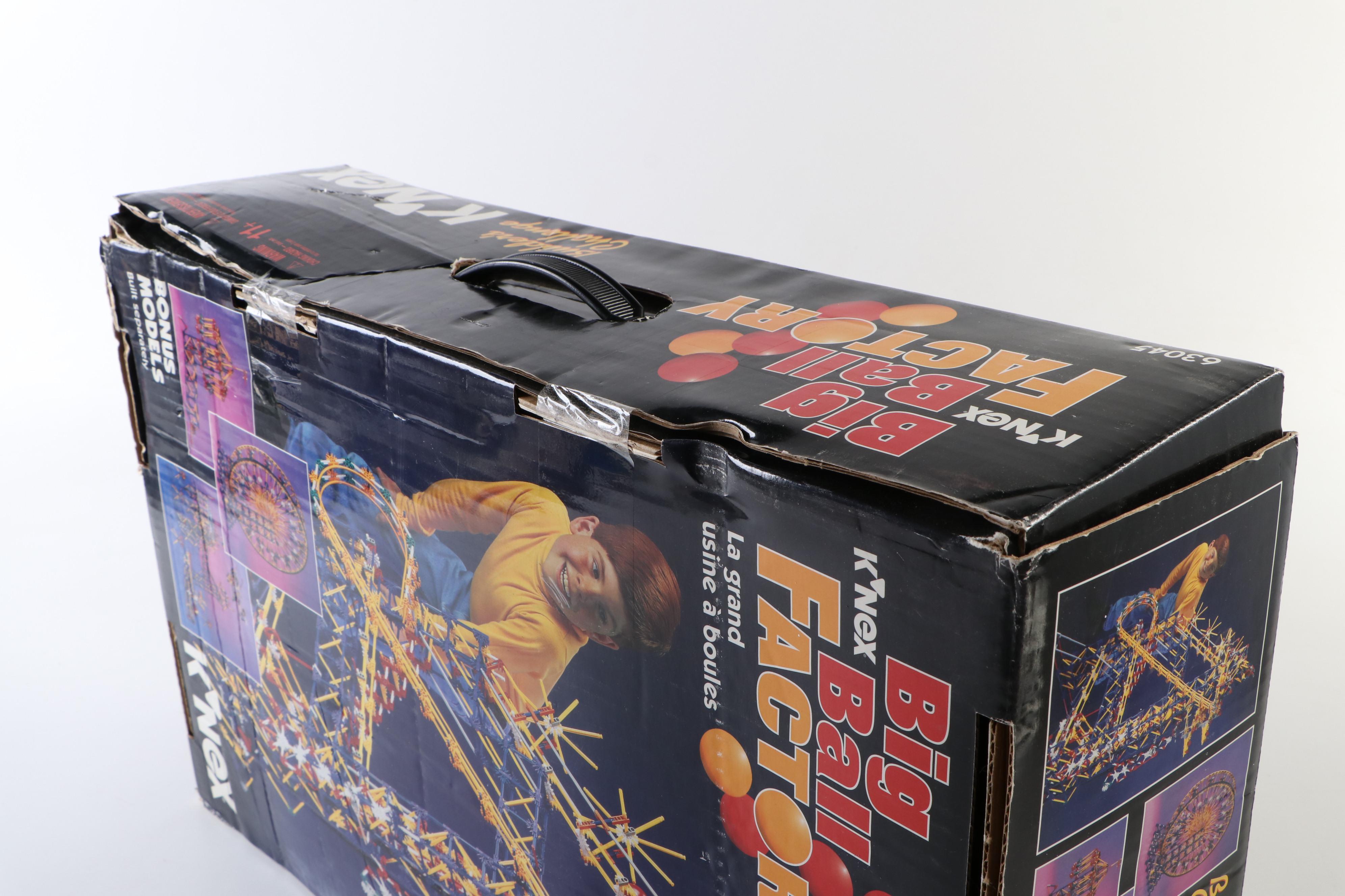 K'NEX "Big Ball Factory" Building Kit and Darda "Super System" Racetrack Kit