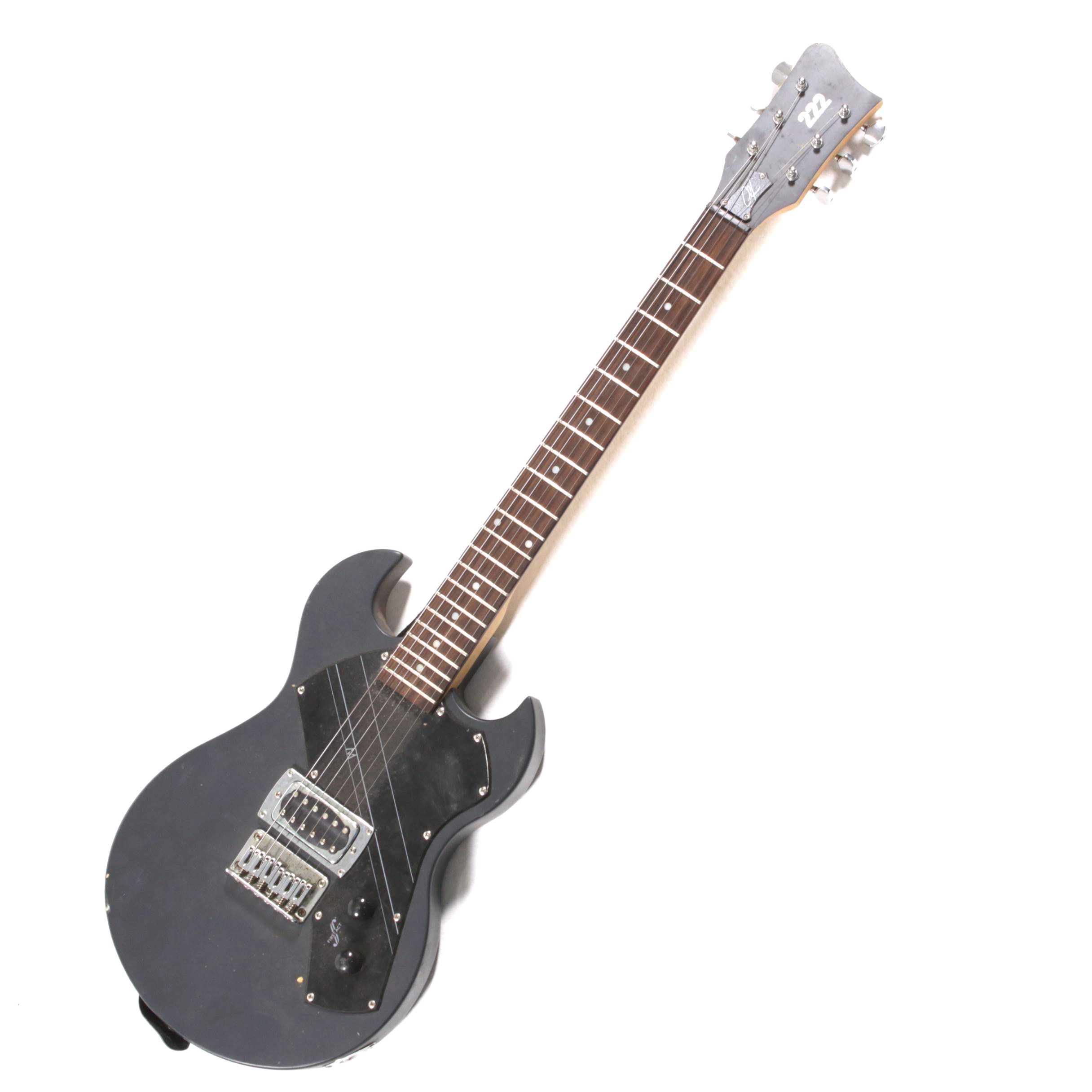 First Act 222 Electric Guitar in Matte Black