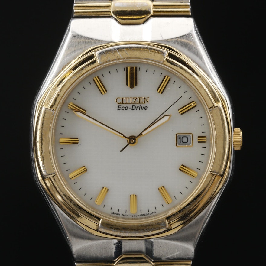 Citizen Eco - Drive Stainless Steel Two Tone Wristwatch