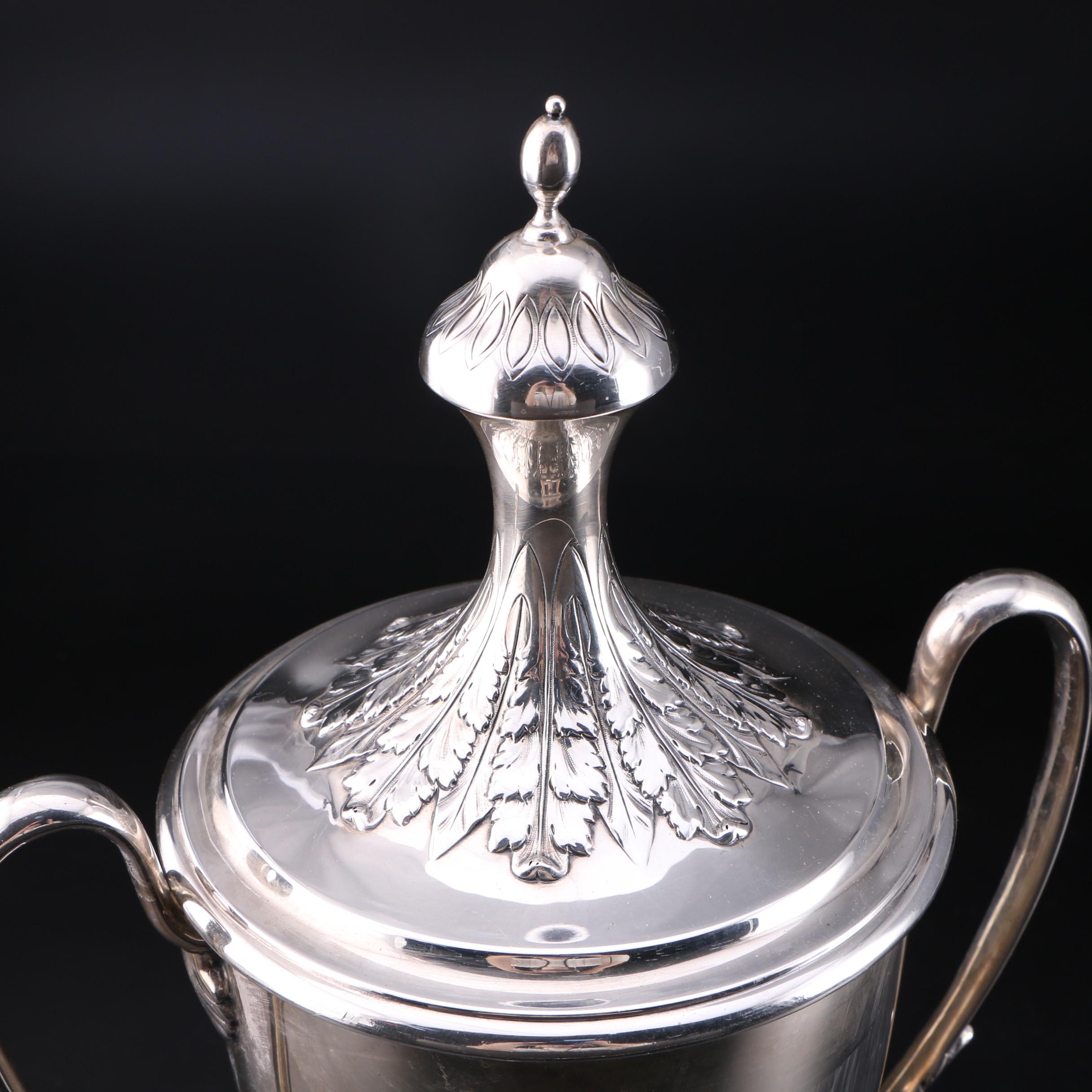 Edward Barnard and Sons of London Sterling Silver Urn, 1906
