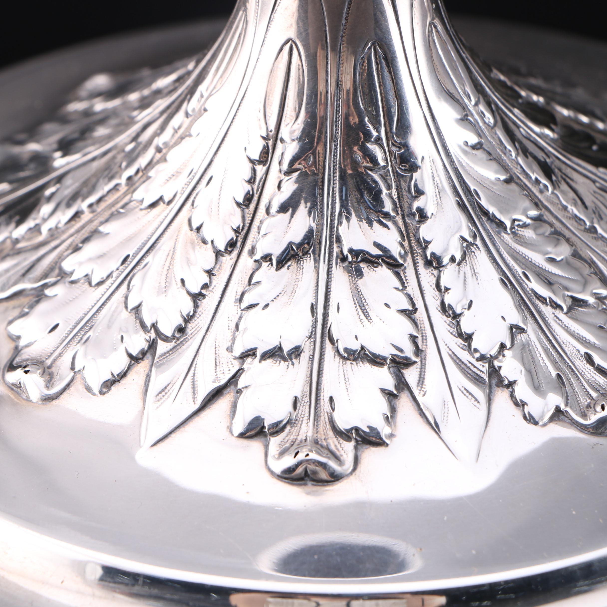 Edward Barnard and Sons of London Sterling Silver Urn, 1906