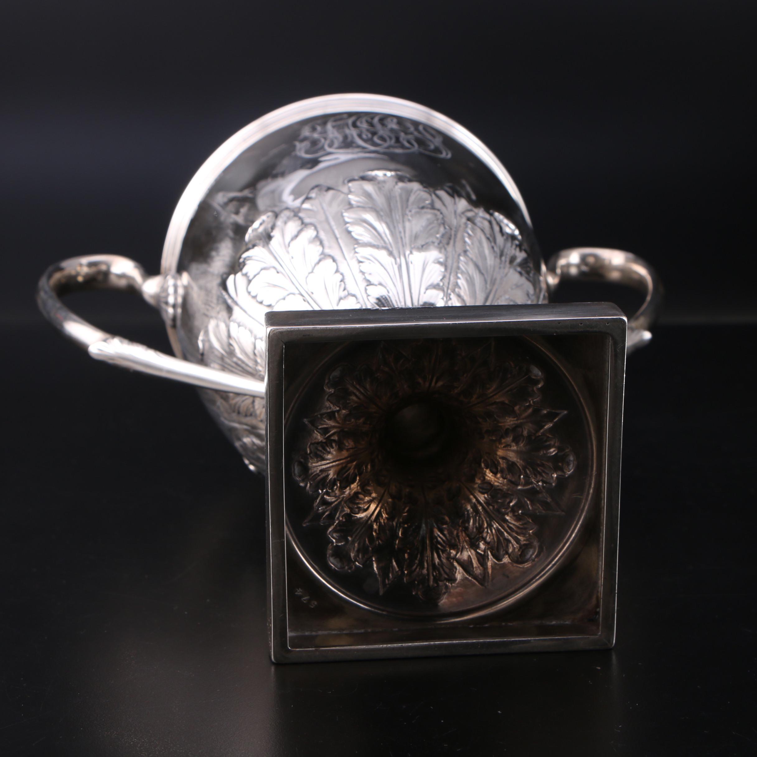 Edward Barnard and Sons of London Sterling Silver Urn, 1906