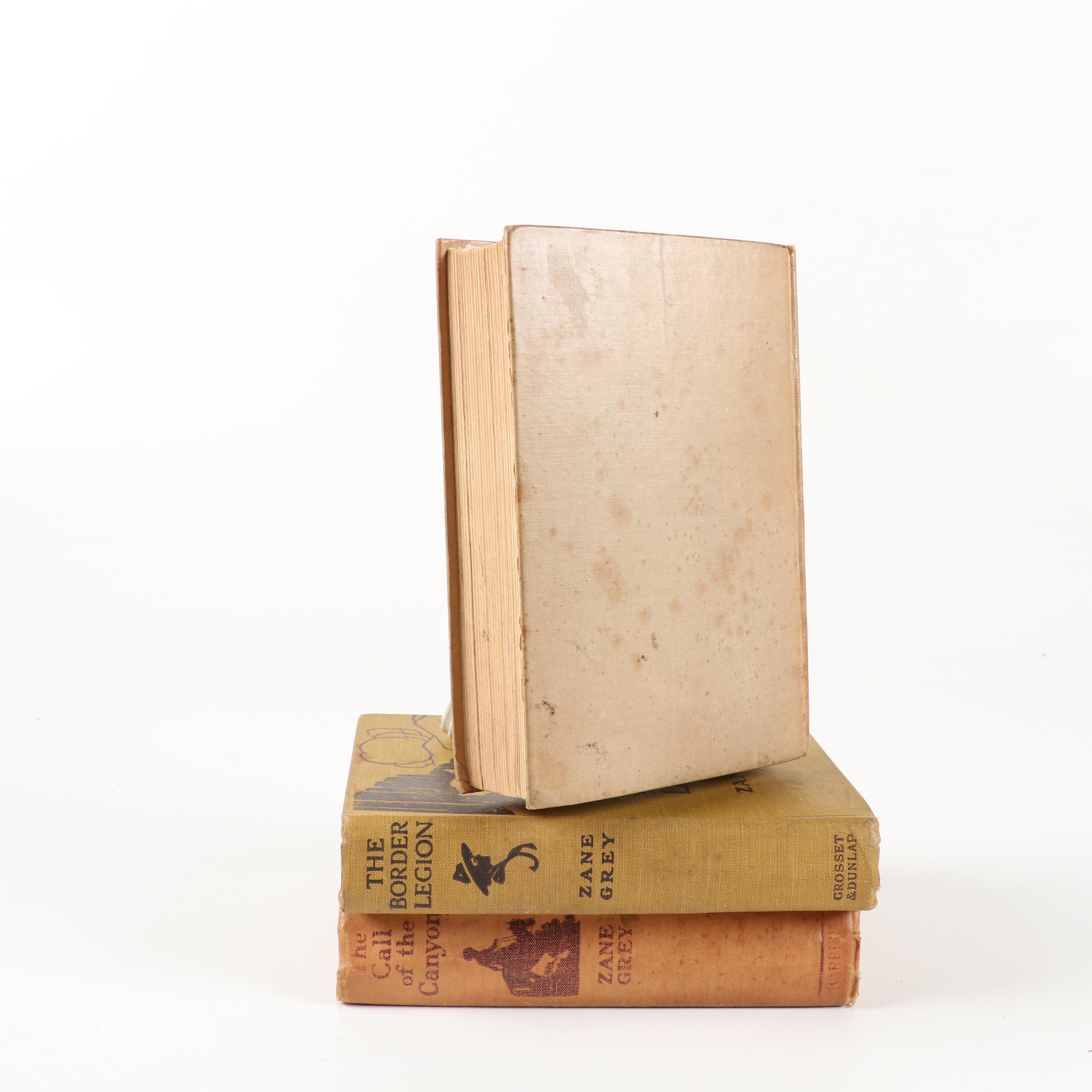 First Edition "The Call of the Canyon" and More Zane Grey Novels