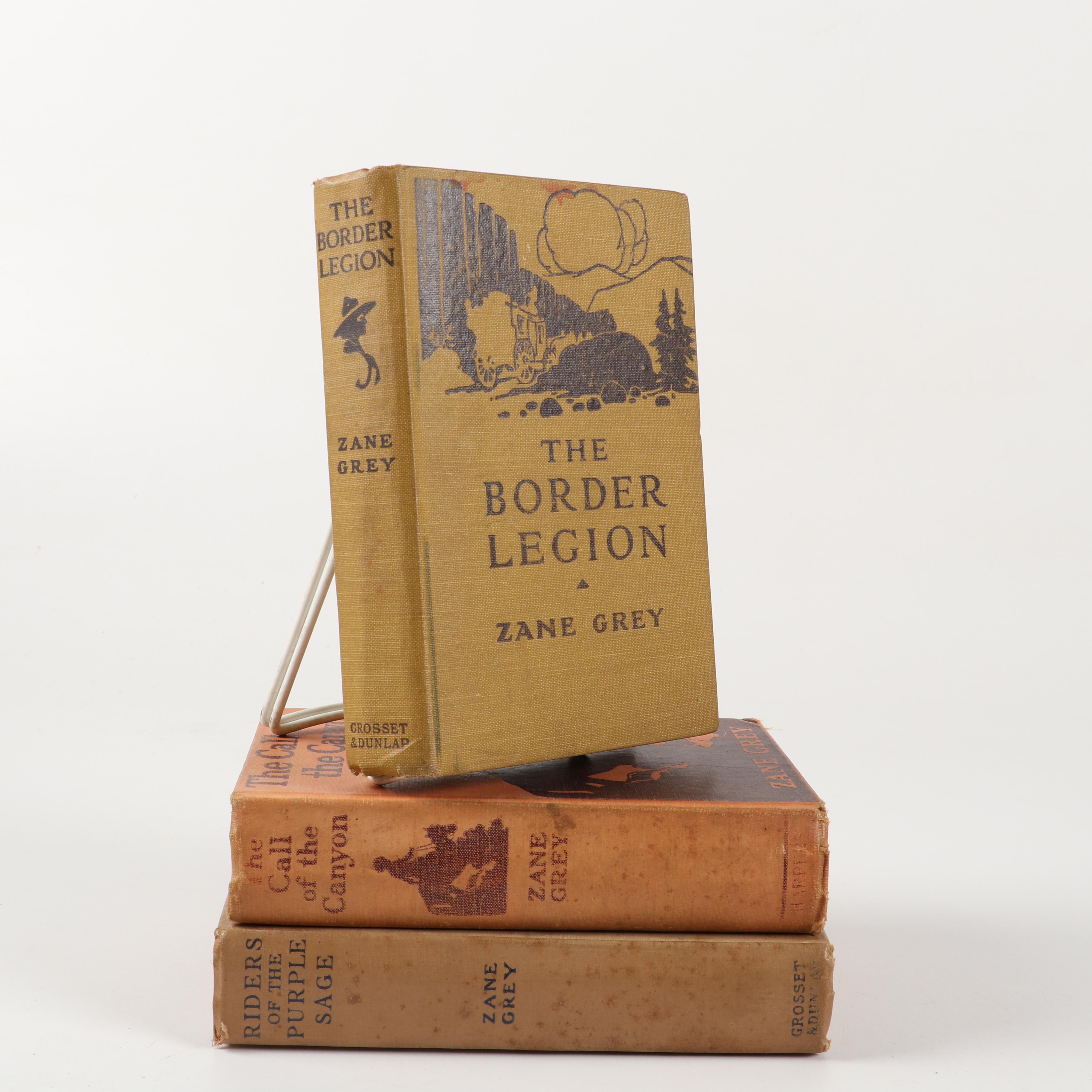 First Edition "The Call of the Canyon" and More Zane Grey Novels
