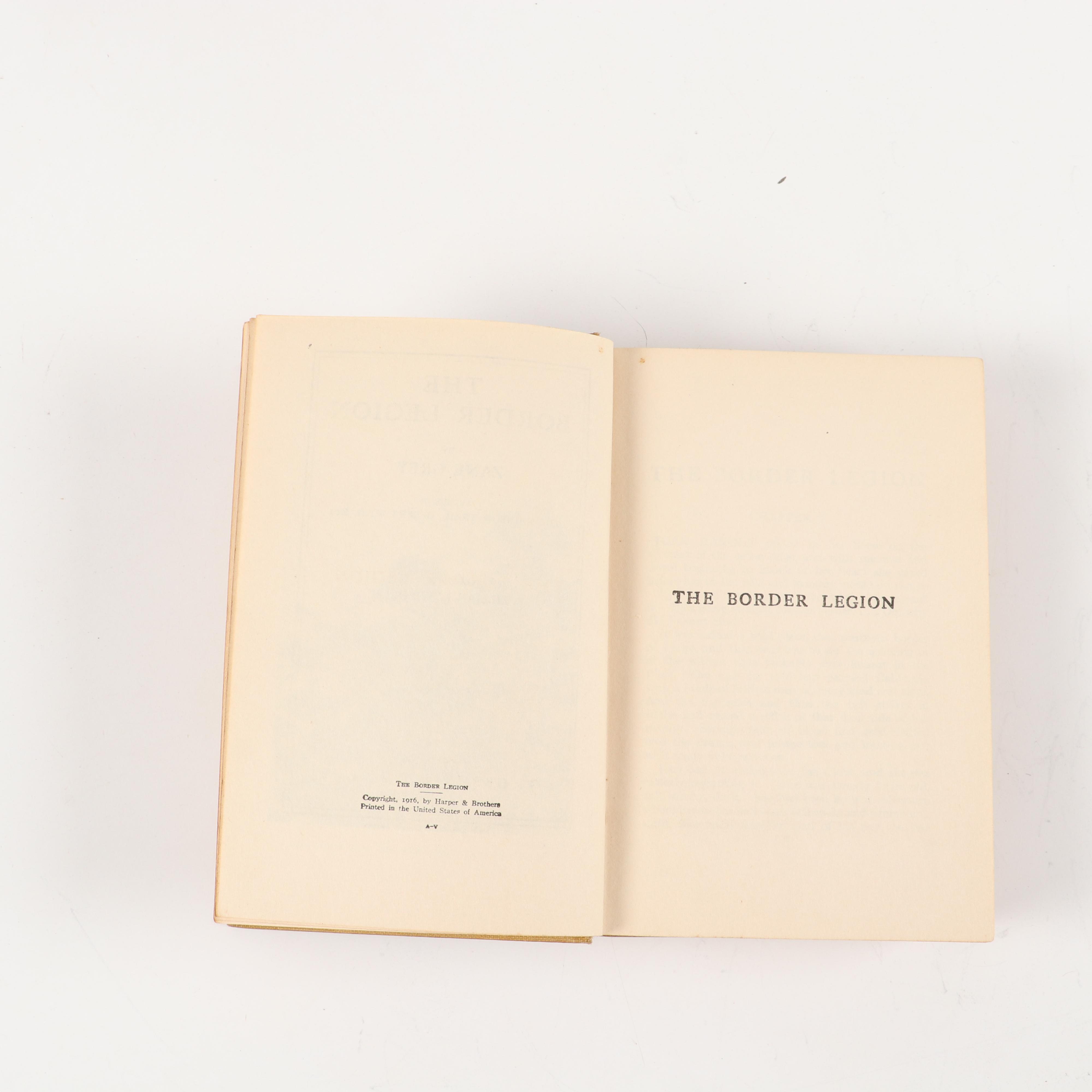 First Edition "The Call of the Canyon" and More Zane Grey Novels