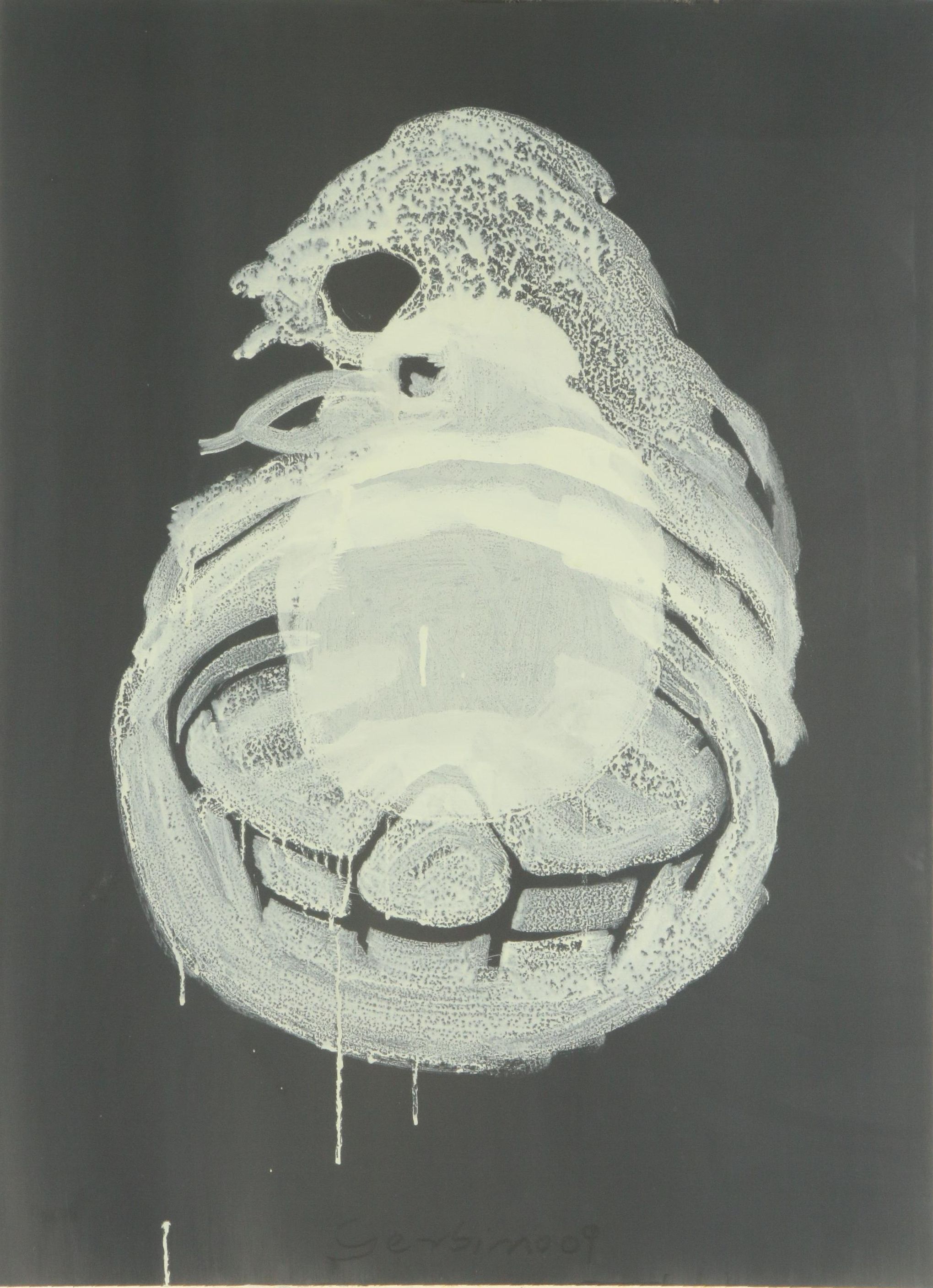 Fabrizio Gerbino Oil Painting of Abstract Composition, 2009