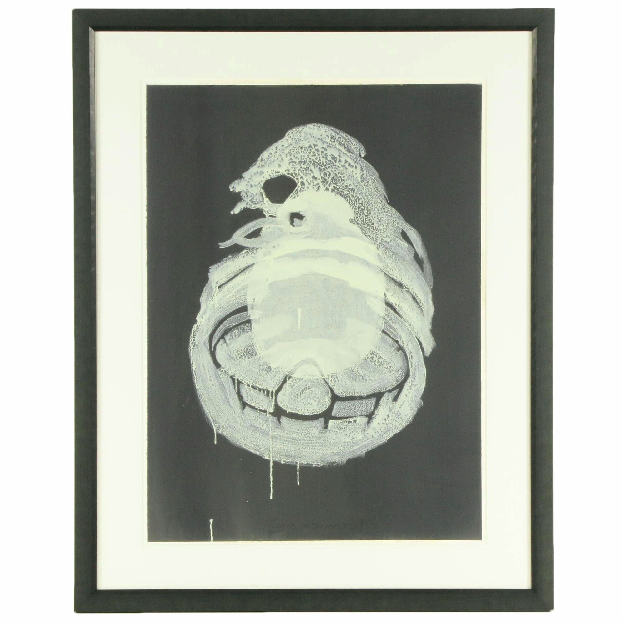 Fabrizio Gerbino Oil Painting of Abstract Composition, 2009