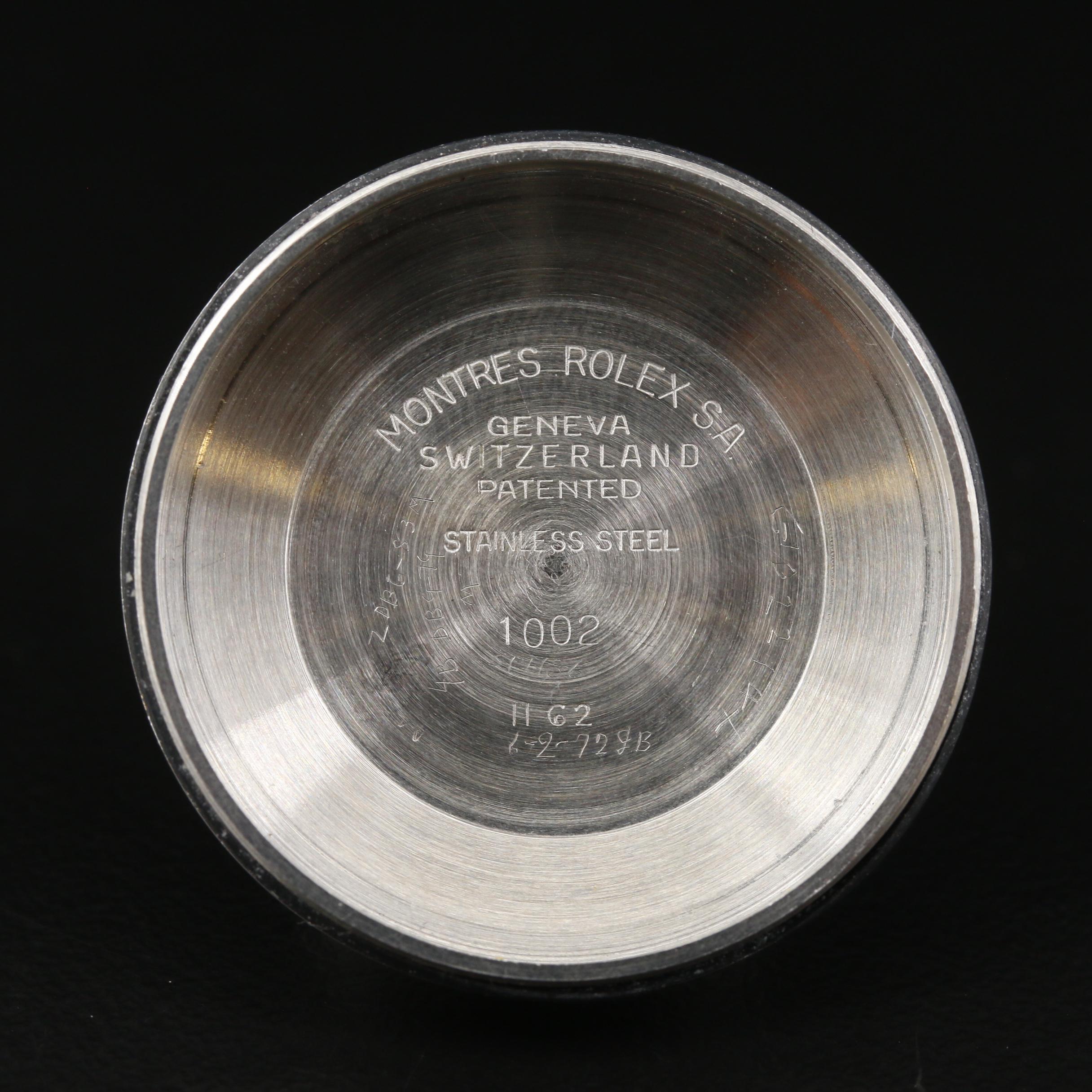 1962 Rolex Oyster Perpetual Stainless Steel Automatic Watch