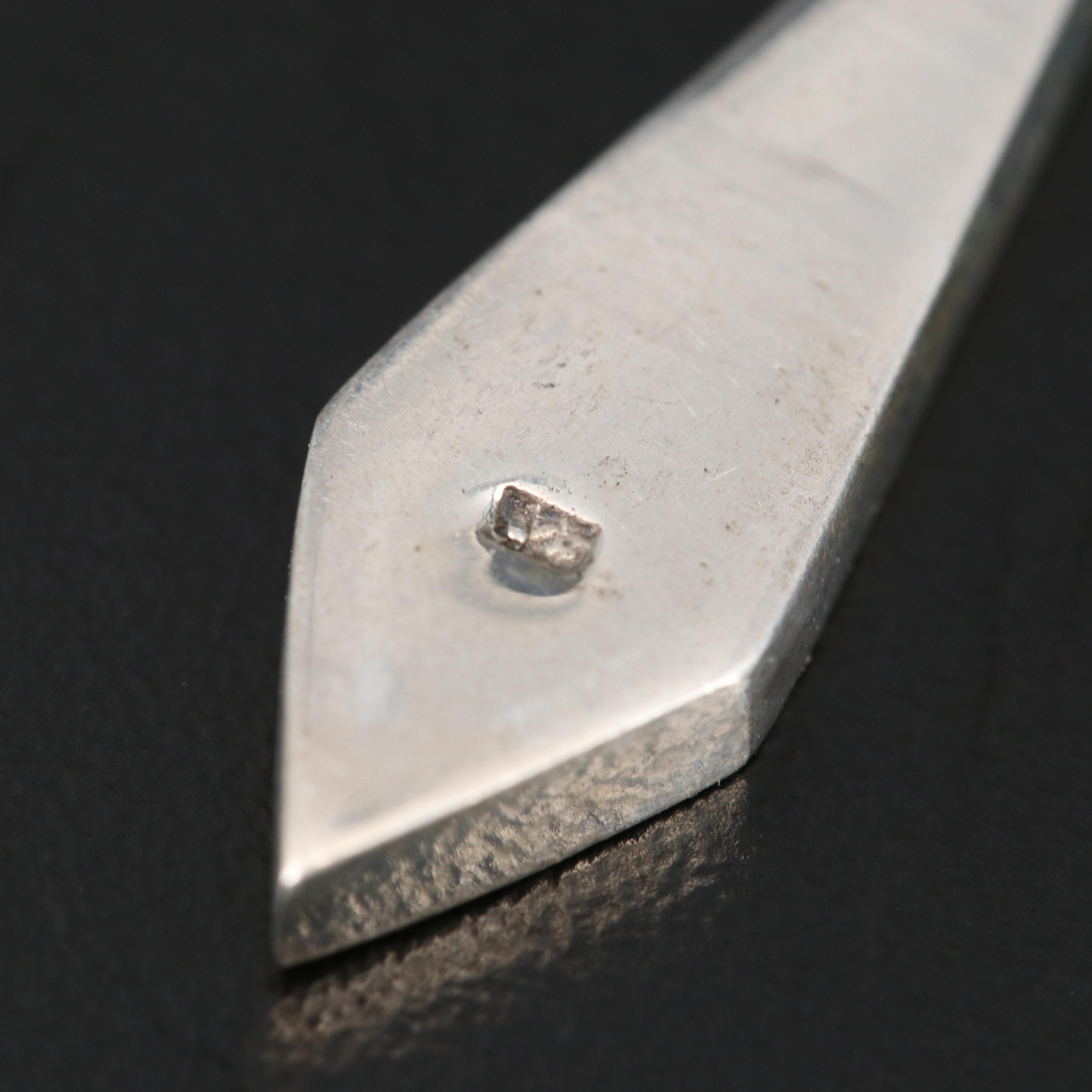 Sterling Silver Earrings Featuring Gemstone Inlay