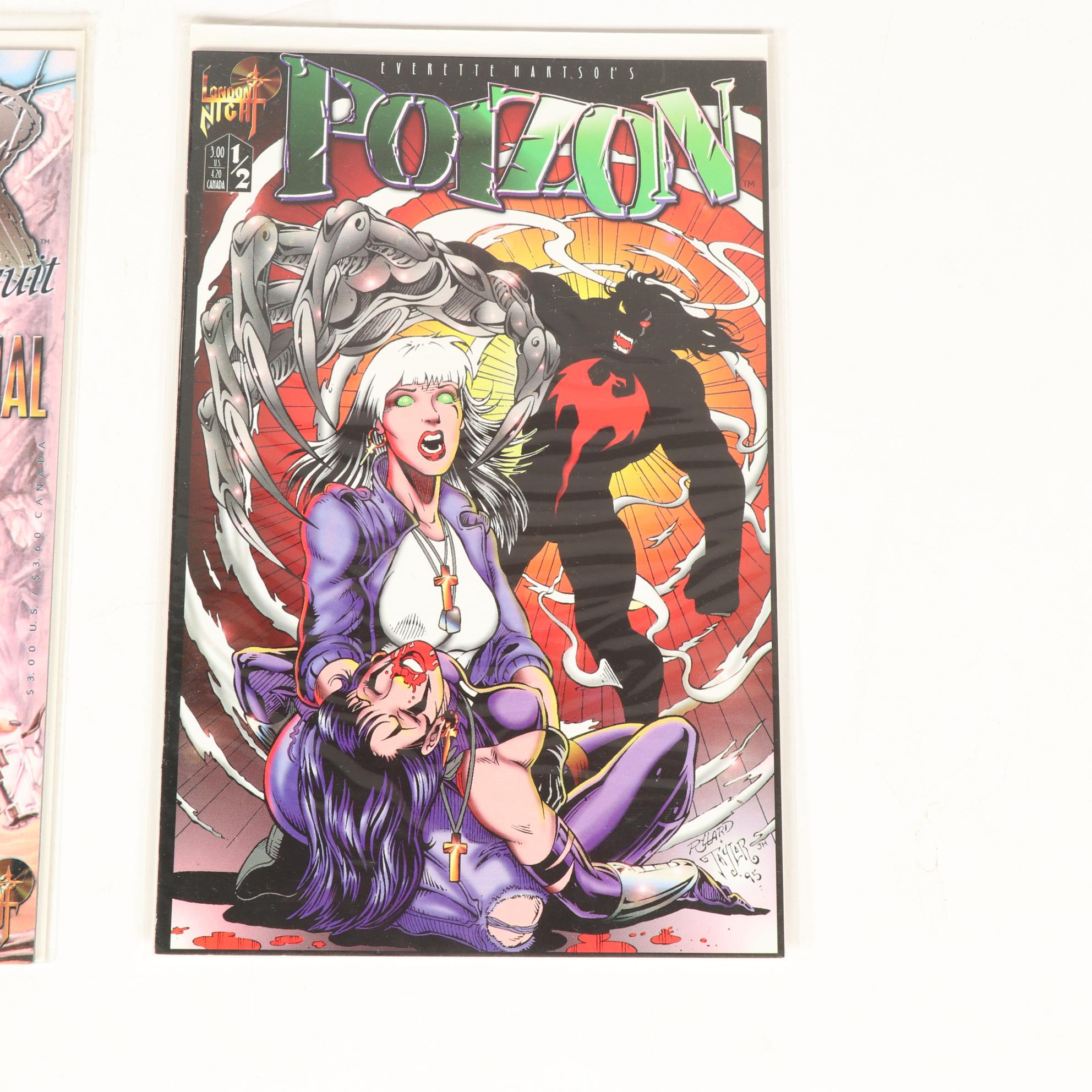 "Razor", "Poizon" and "Lethal Strike" Comic Books