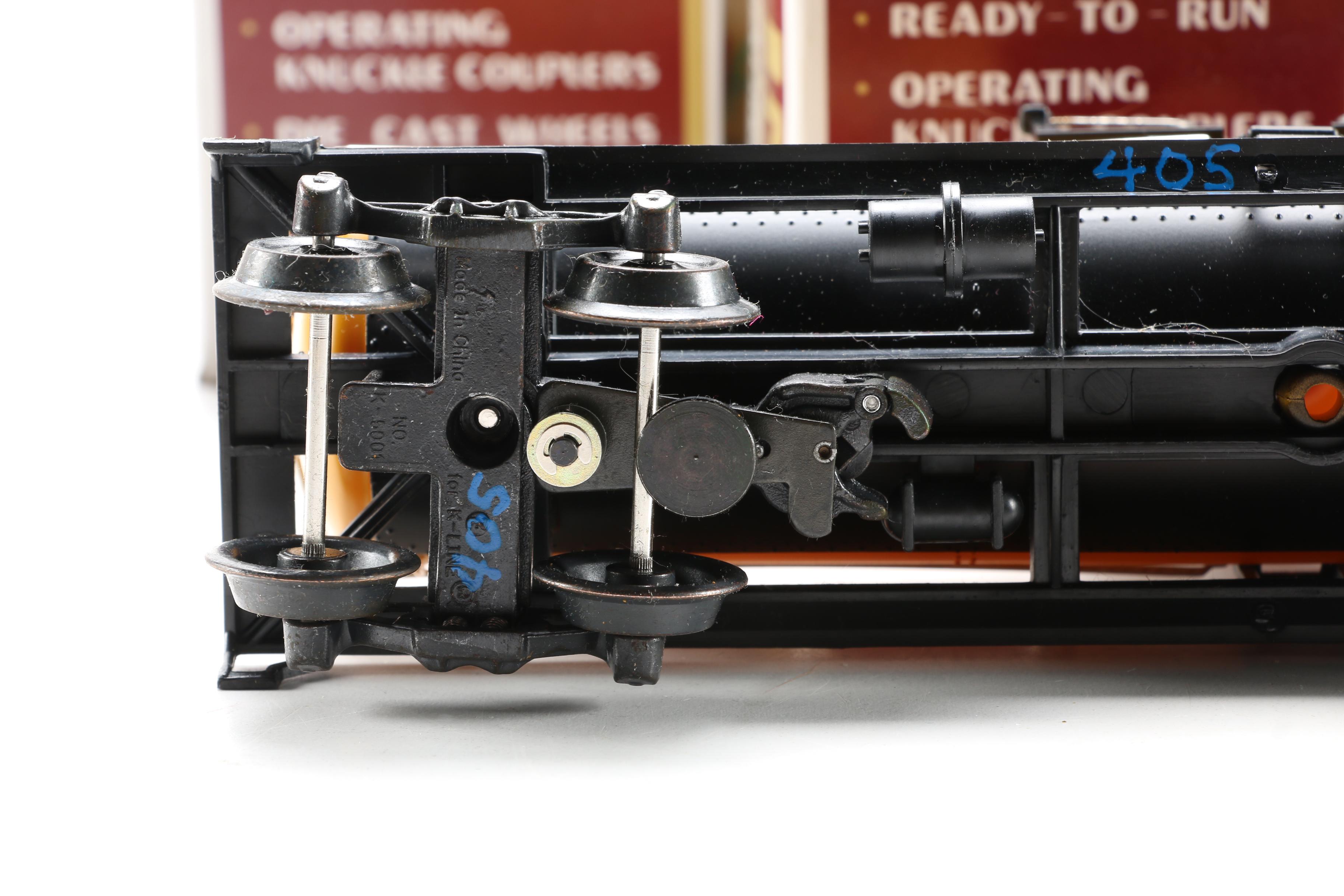 K-Line Electric Trains Freight and Caboose Cars in Original Packaging