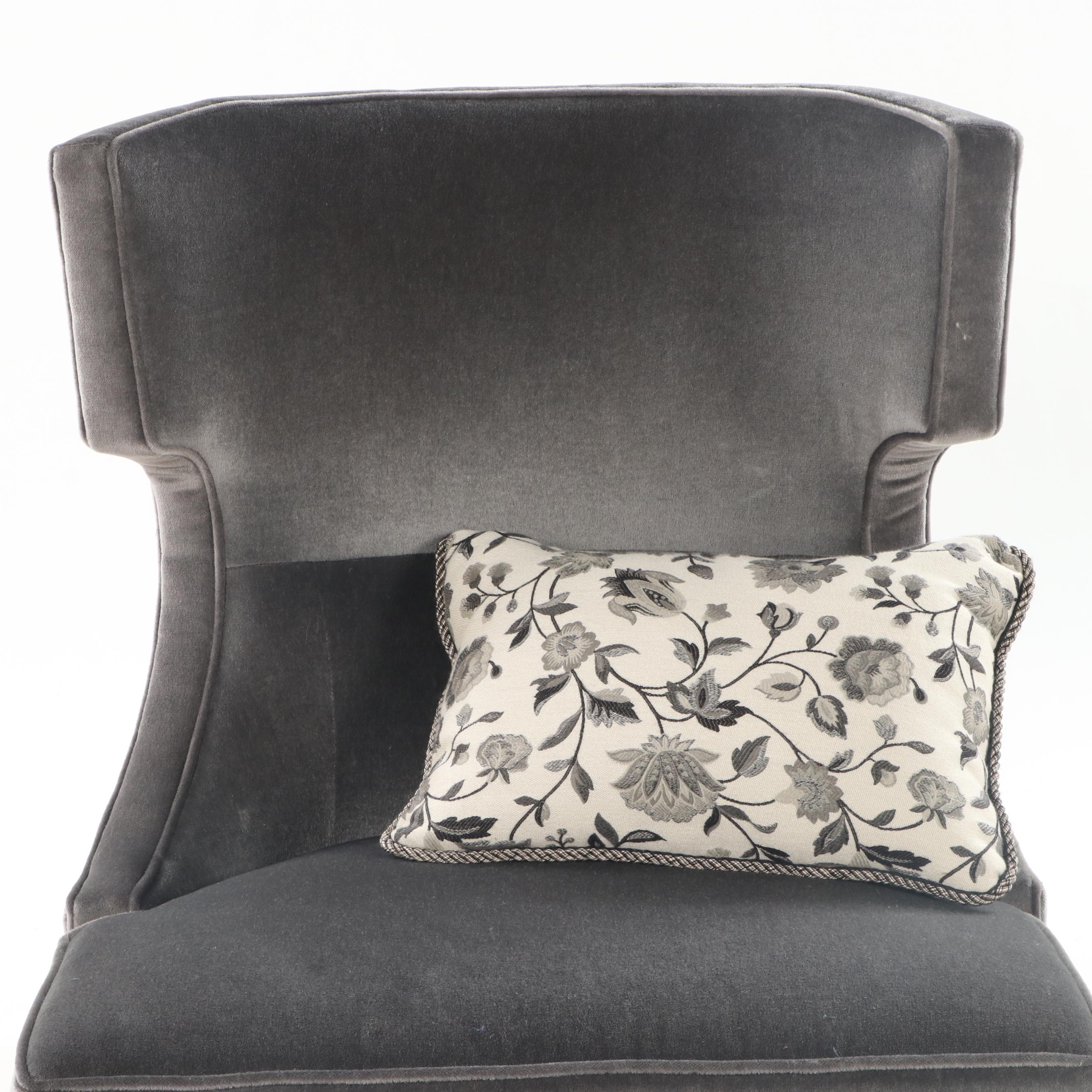 Baker "Sorbonne" Contemporary Upholstered Slipper Chair