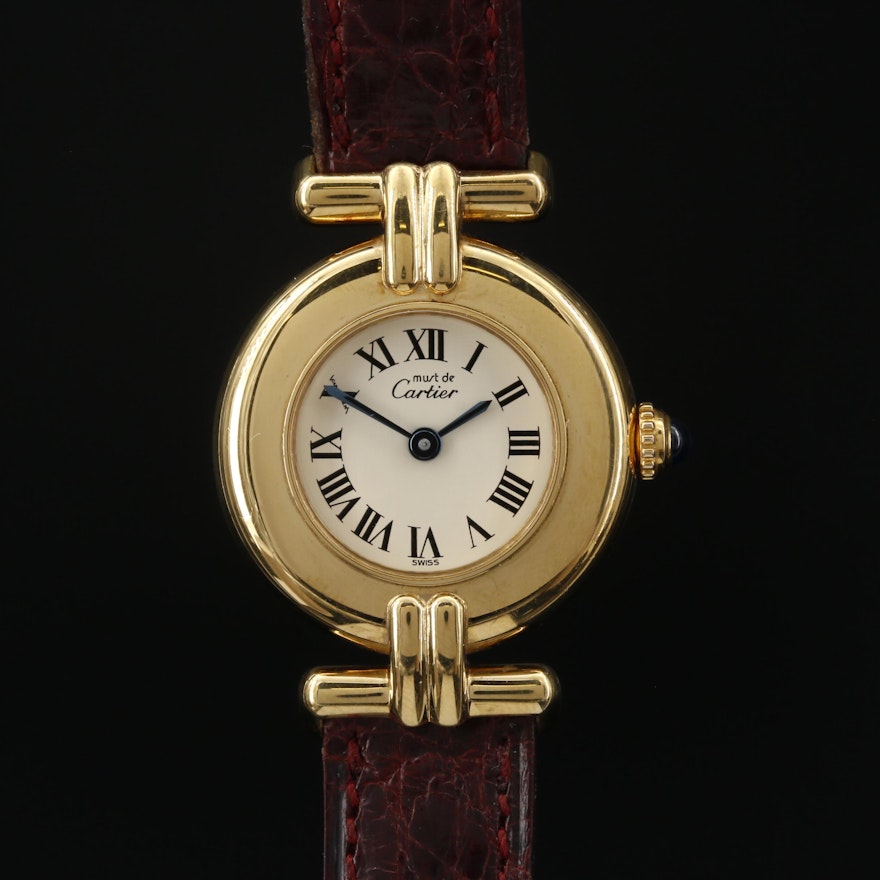 Cartier Colisee Vermeil Quartz Wristwatch