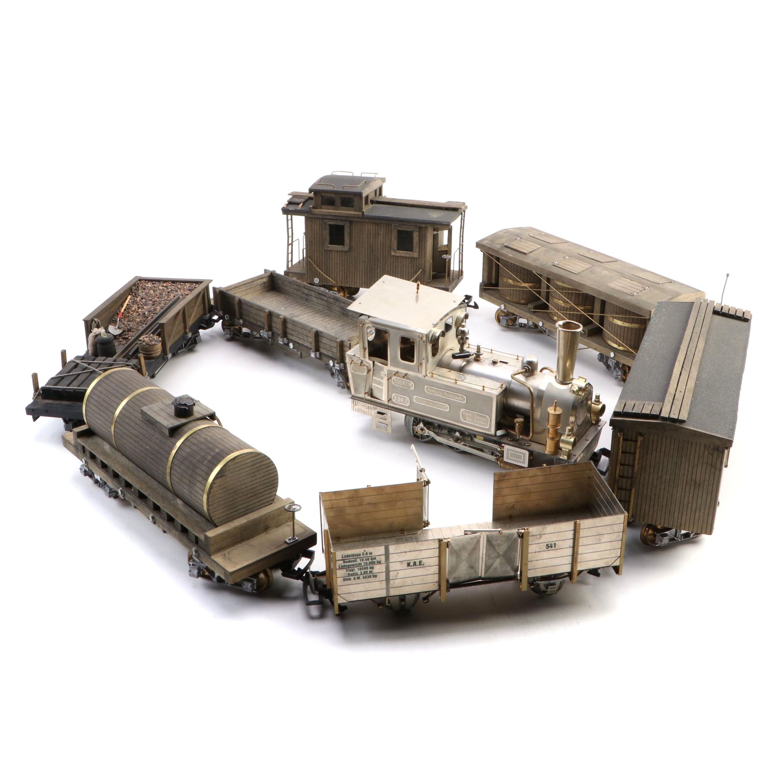 Wilesco Lucas Deutsche Reichsbahn Steam Locomotive and Cars