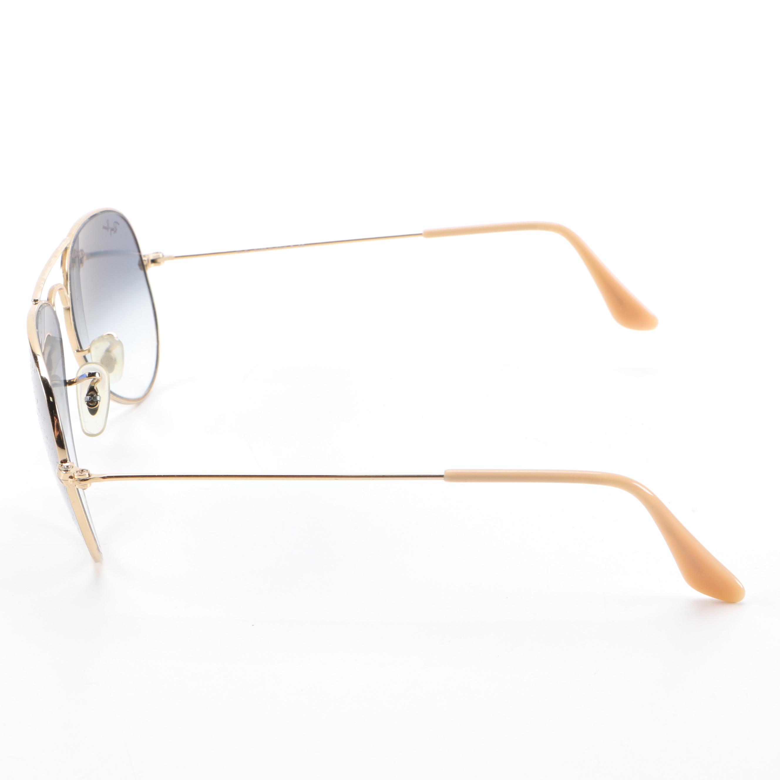 Ray-Ban RB3025 Aviator Large Metal Sunglasses with Case