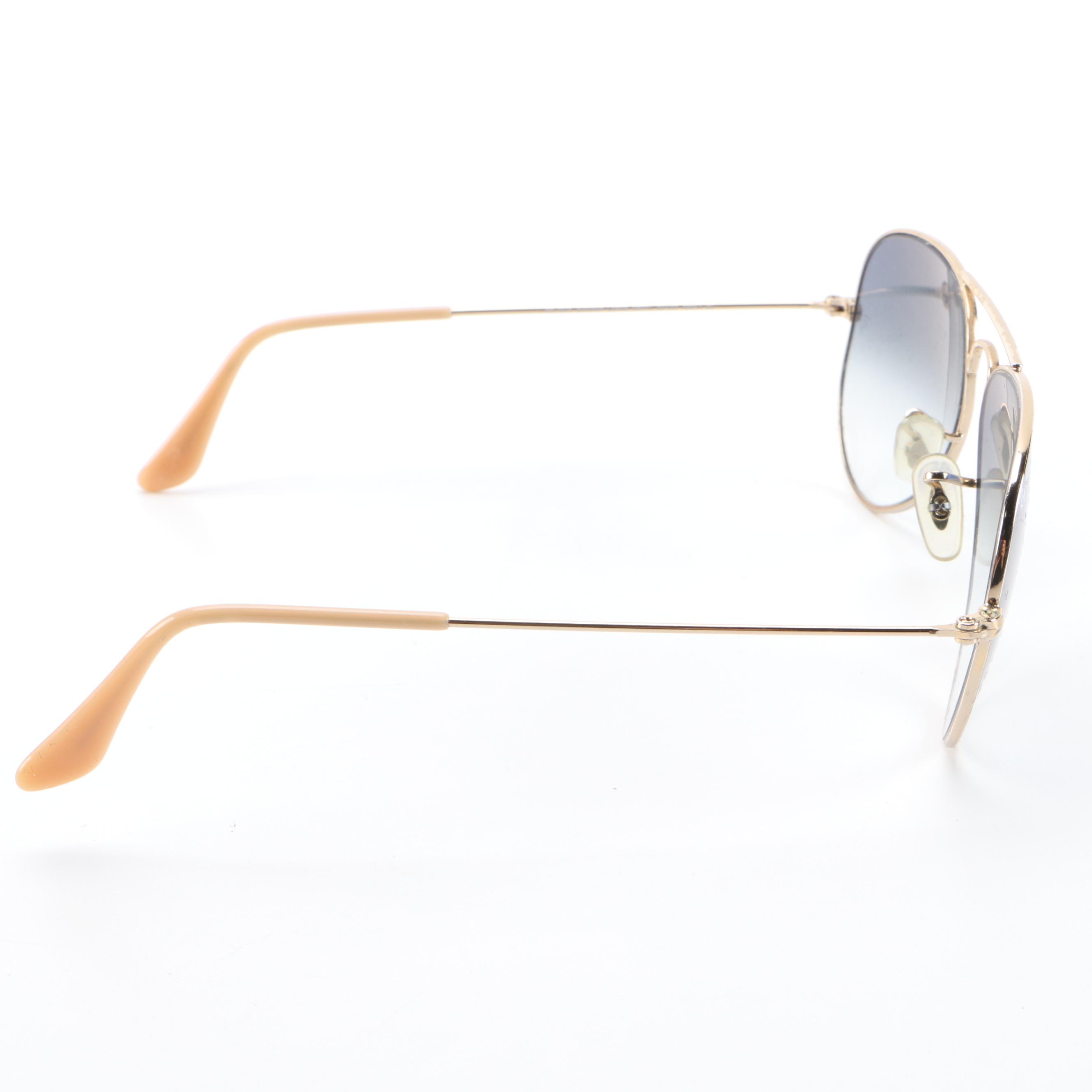 Ray-Ban RB3025 Aviator Large Metal Sunglasses with Case