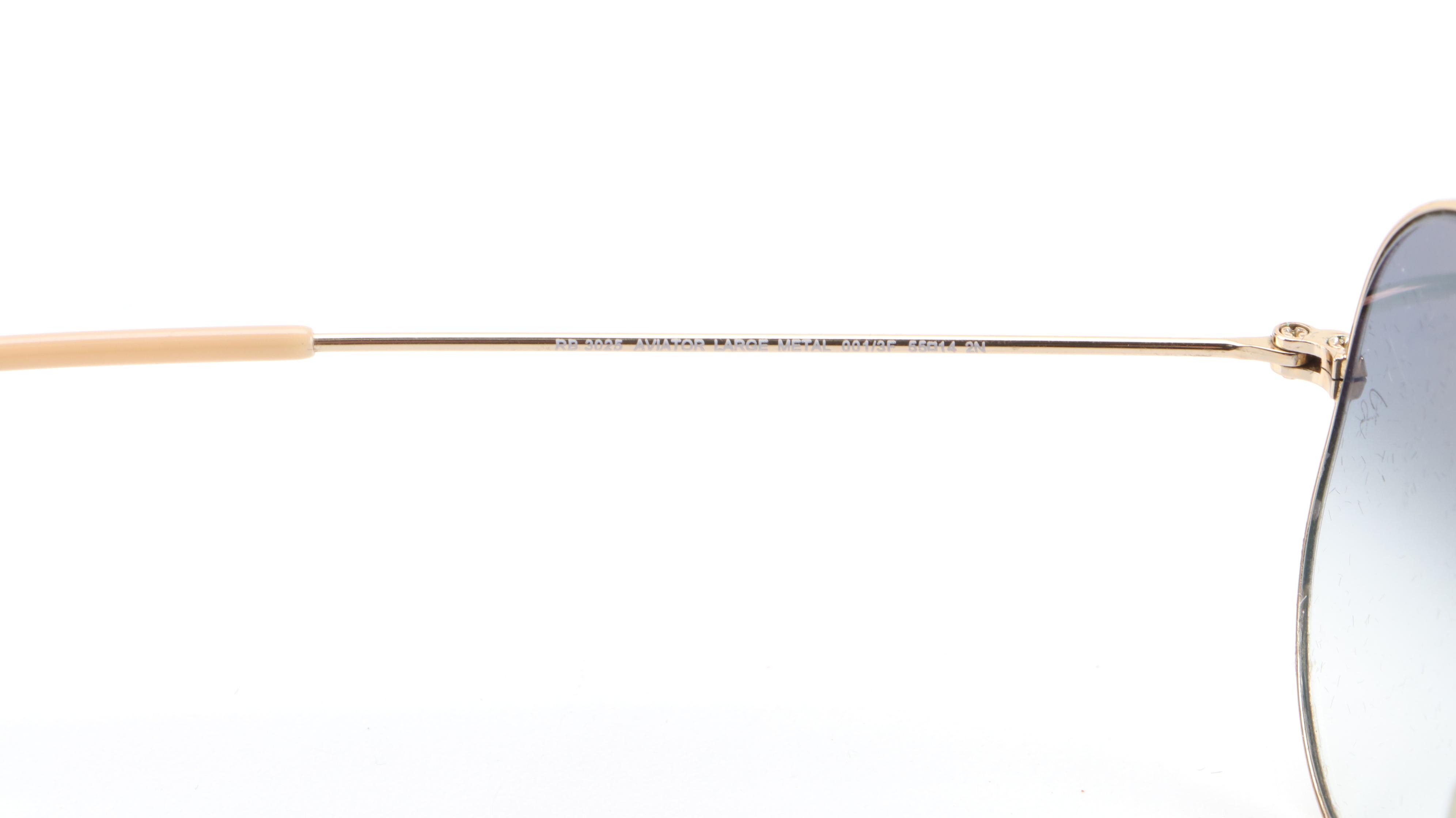 Ray-Ban RB3025 Aviator Large Metal Sunglasses with Case