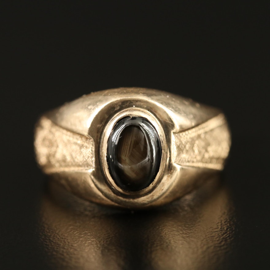 10K Star Sapphire Ring