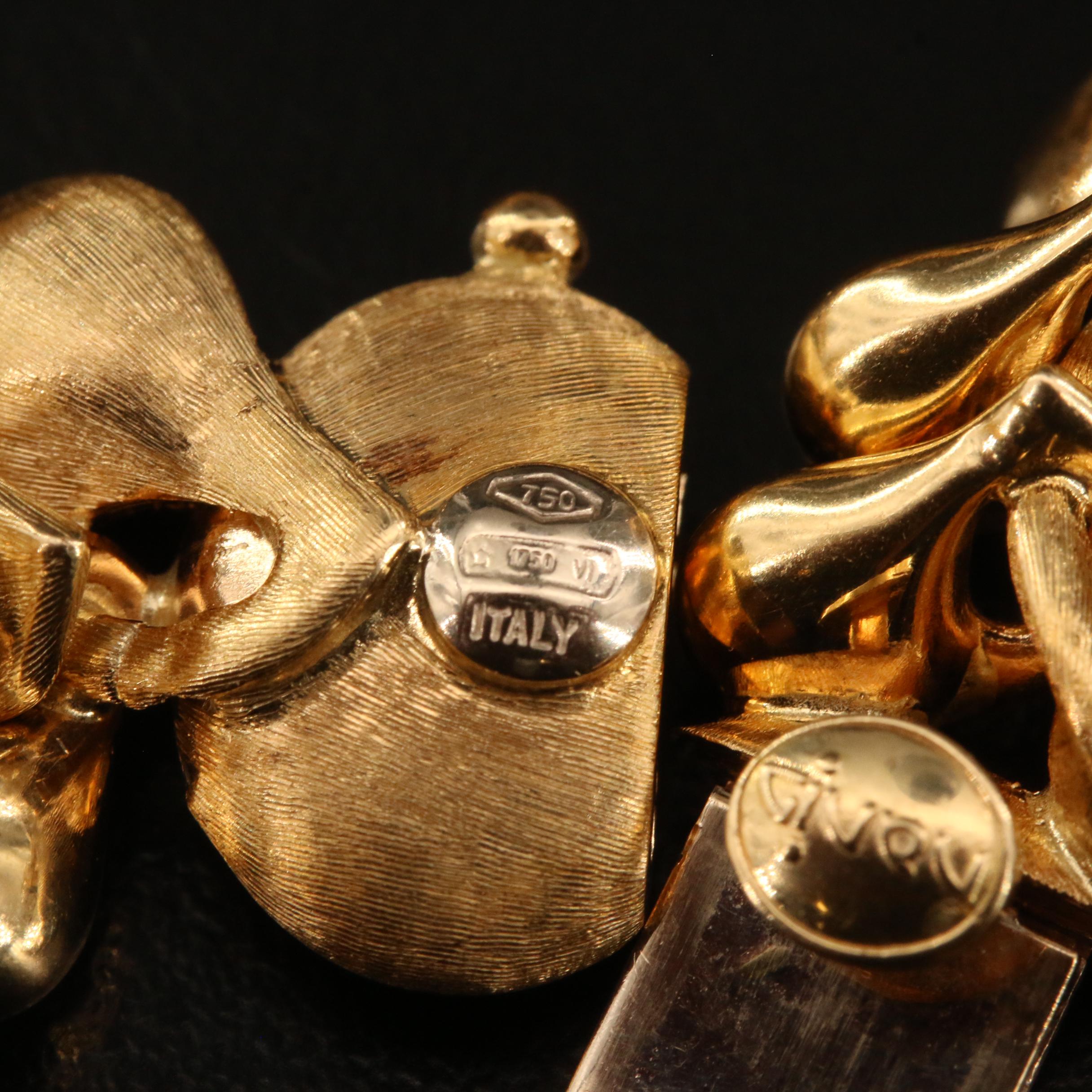 Nanis Italian Jewels "Transformista" 18K Necklace