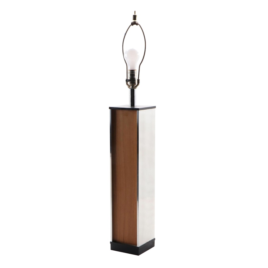 Modern Columnar Table Lamp, Mid to Late 20th Century
