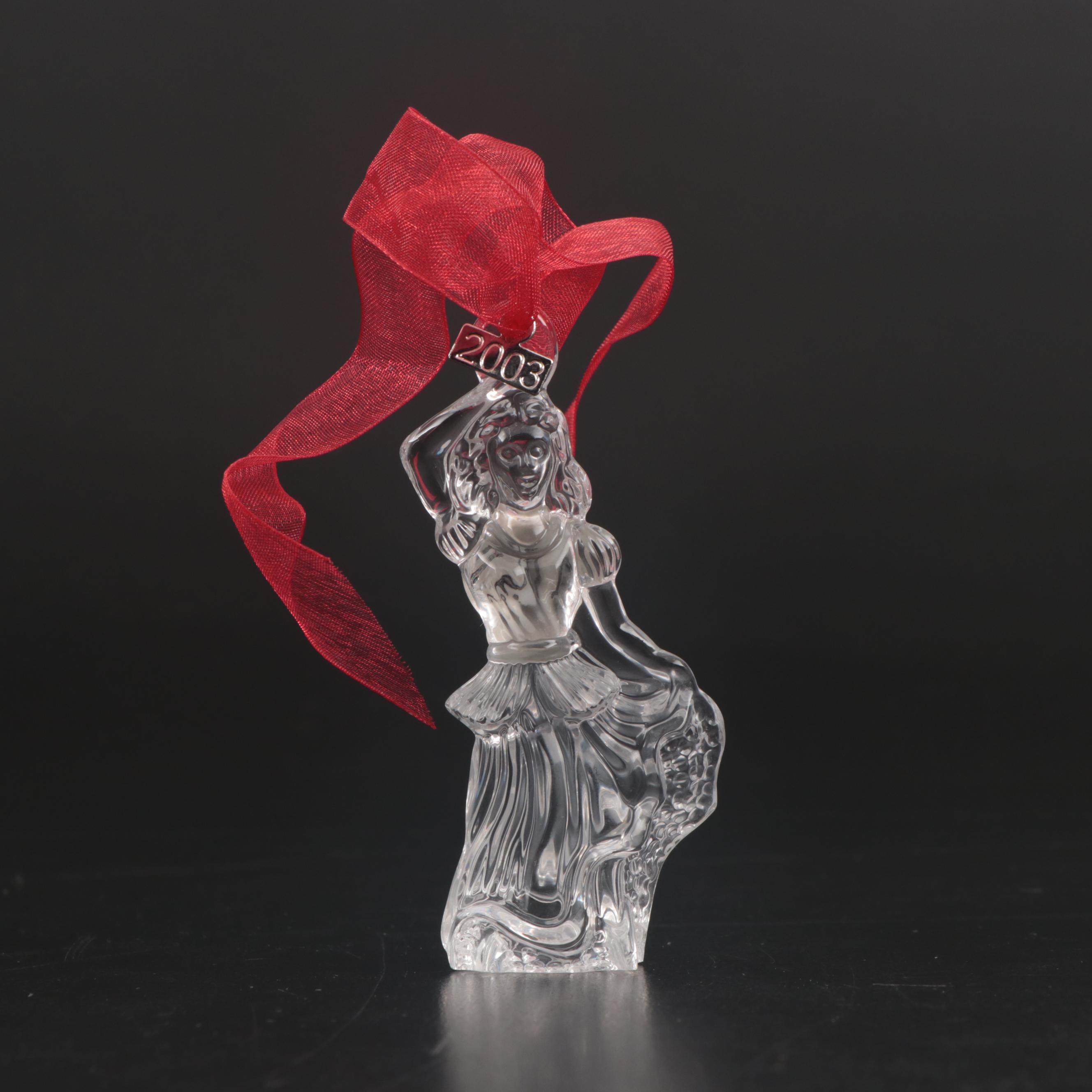 Waterford Crystal Annual Christmas Ornaments and Picture Frame