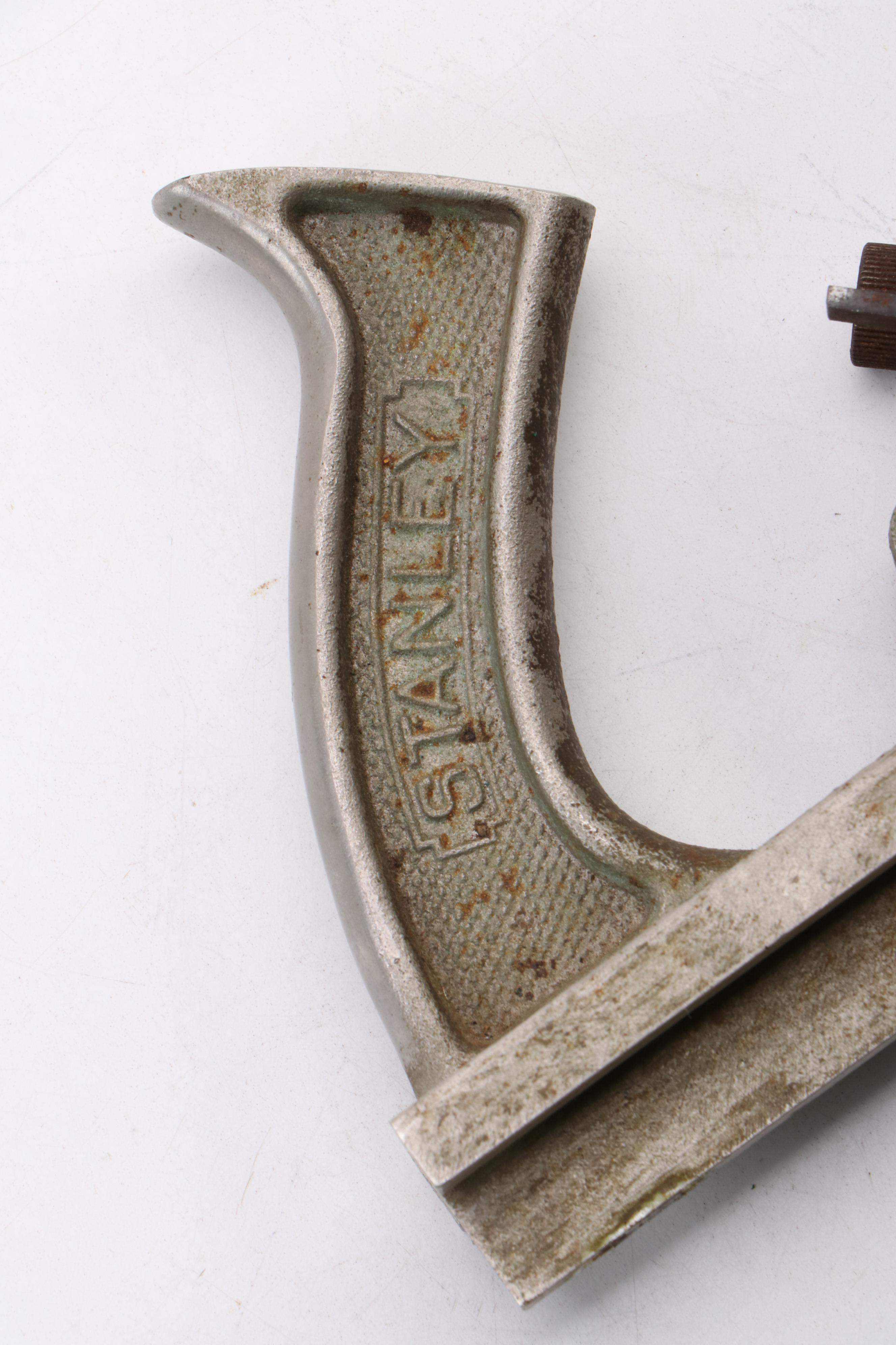 Stanley No. 148 Cast Iron 7/8 Inch Nickel Plated Match Planer, Vintage