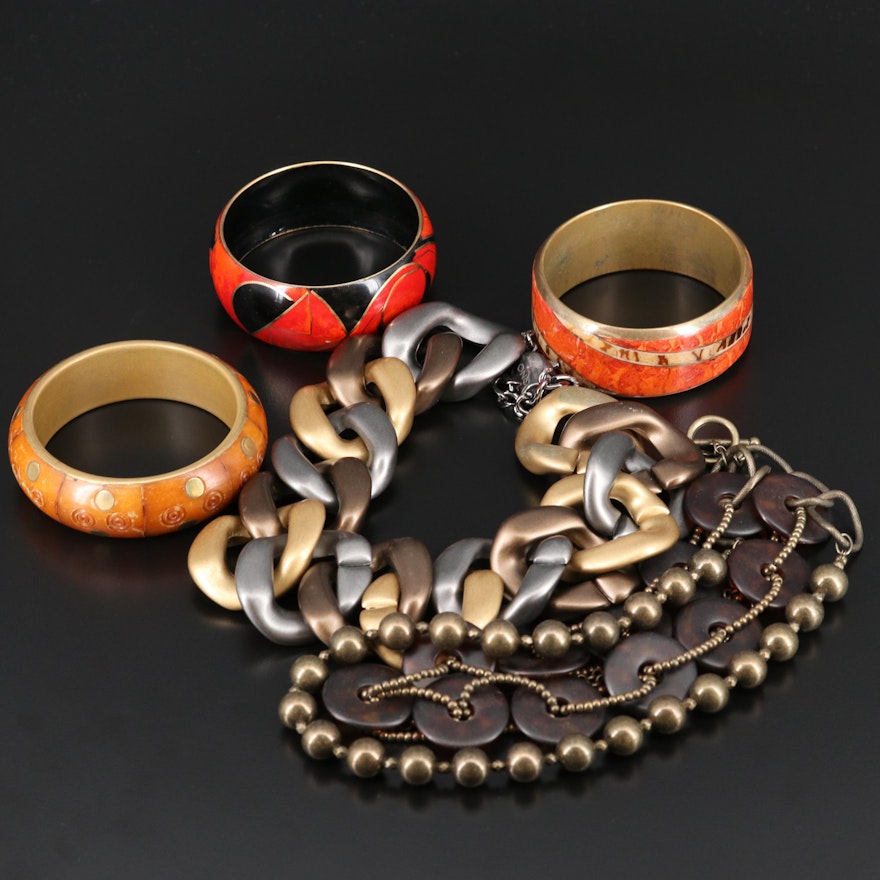 Selected Bracelets and Necklaces Featuring Pono by Joan Goodman