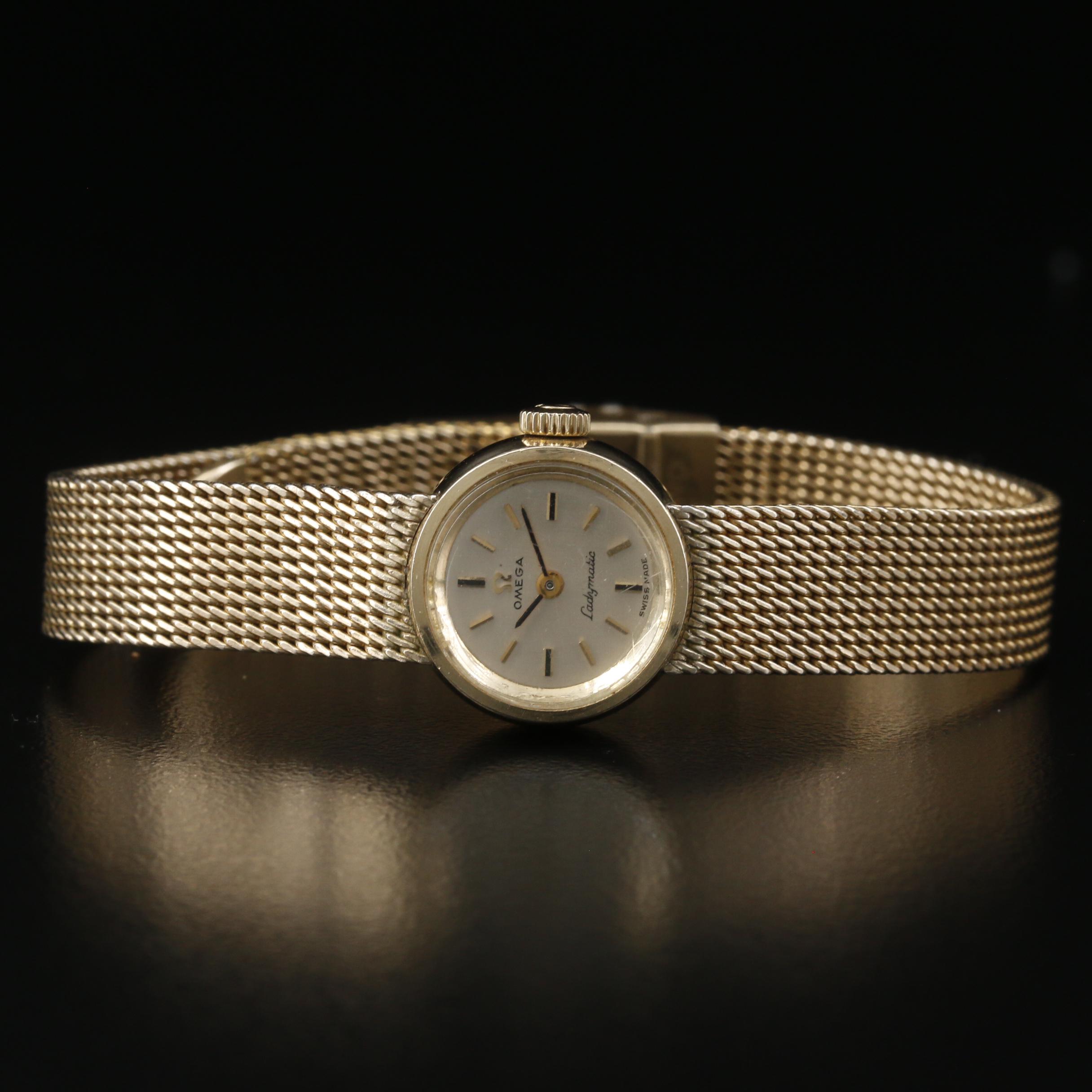 1970 Omega Ladymatic 14K Gold Filled Automatic Watch