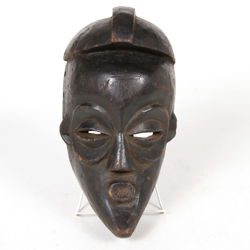 Chokwe Style Wooden Mask, Central Africa