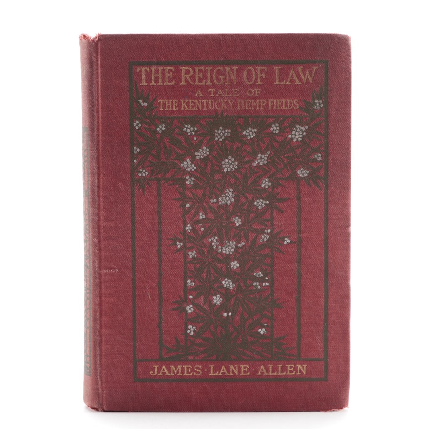 First Edition "The Reign of Law" by James Lane Allen, 1900