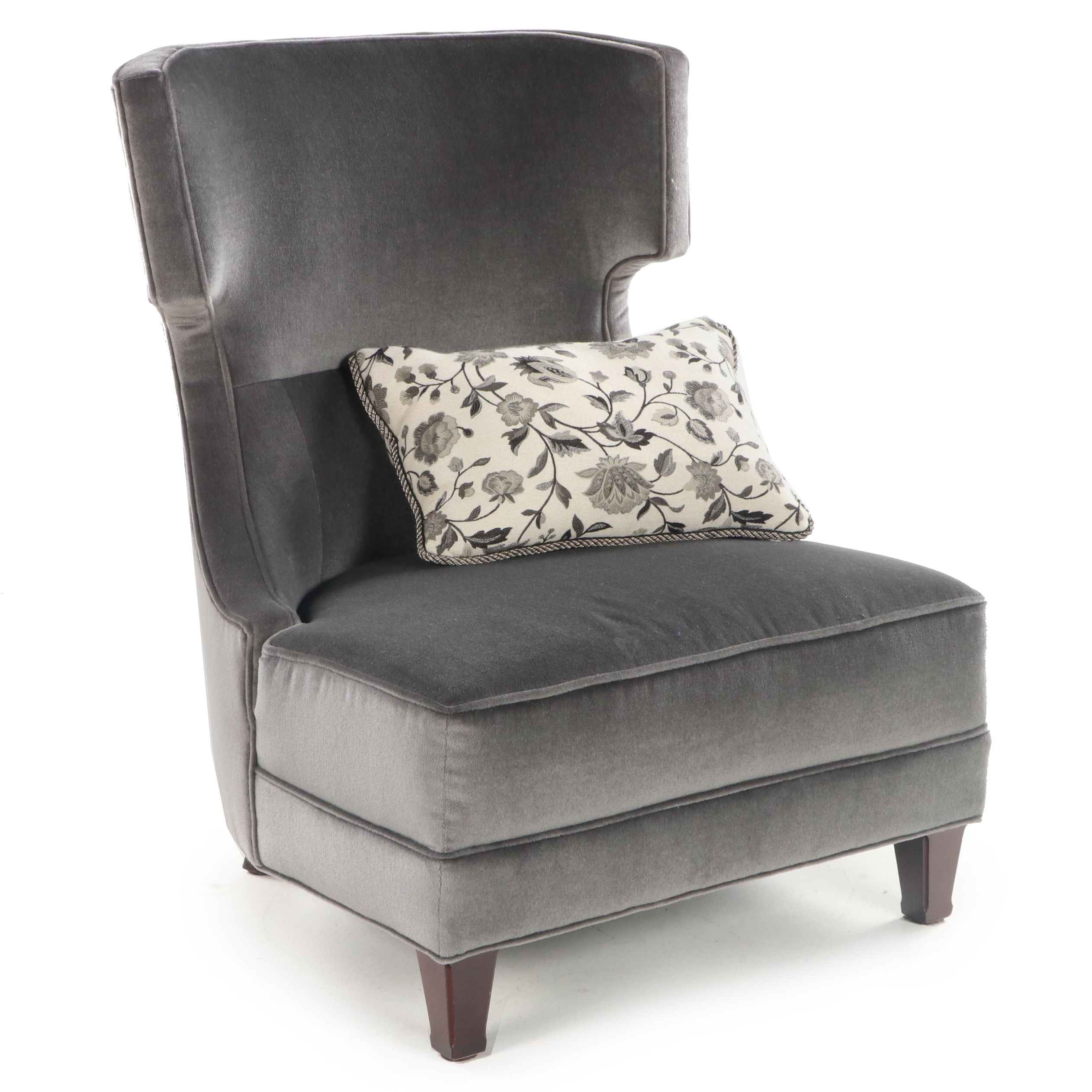 Baker "Sorbonne" Contemporary Upholstered Slipper Chair