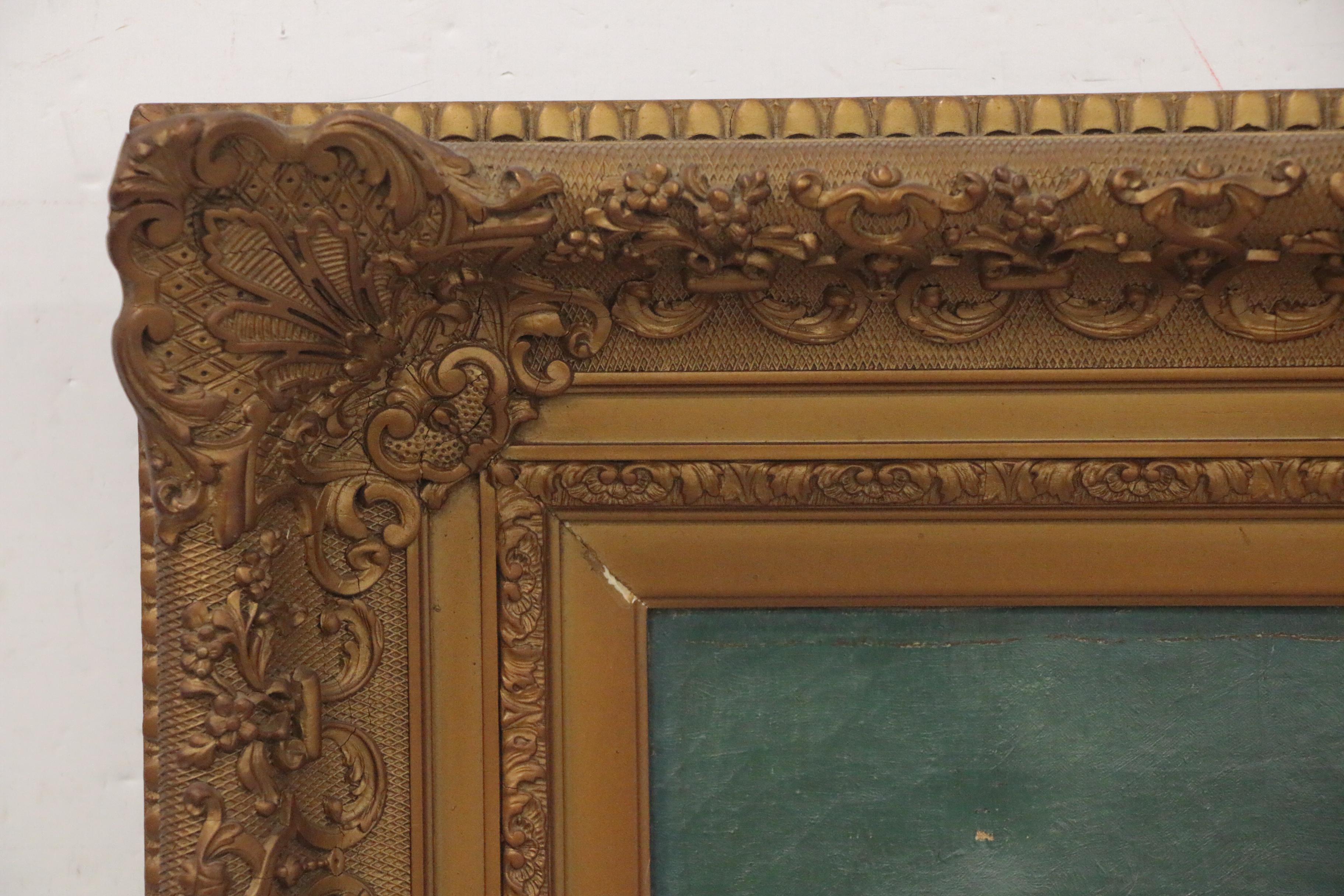 Lionel Walden Nautical Seascape Oil Painting with Sailboats, Early 20th Century