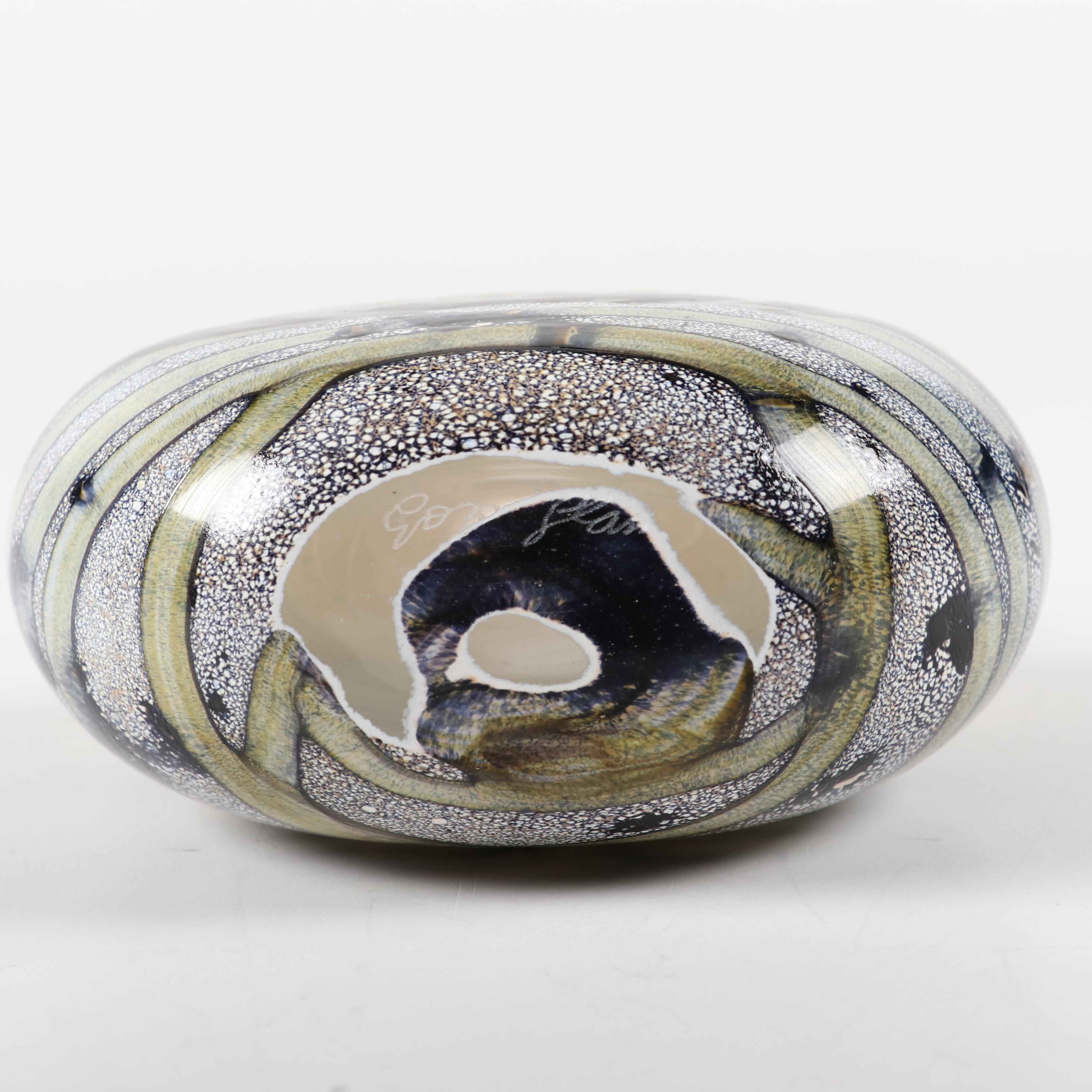 Gozo Art Glass "Seashell" Vases