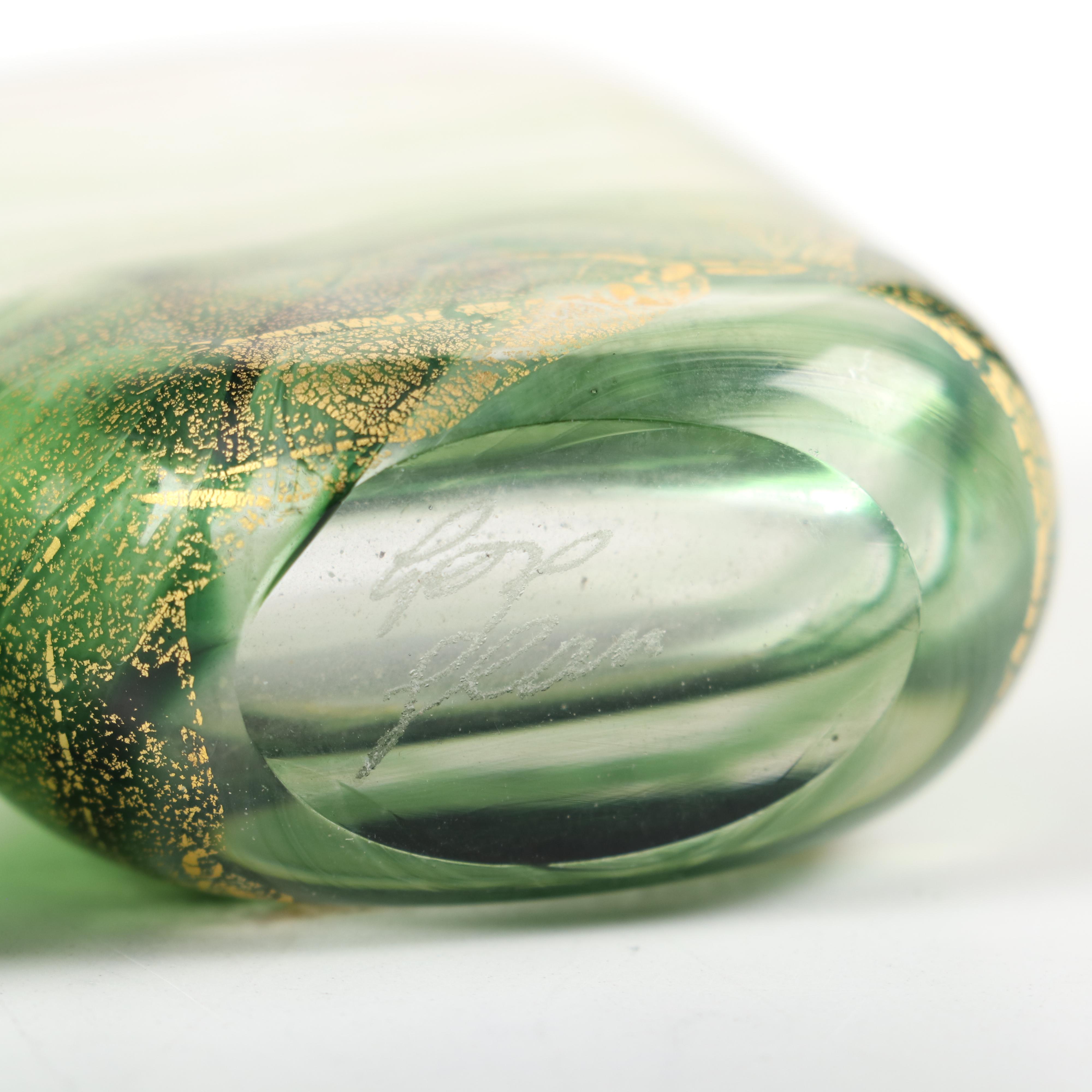 Gozo "Verdi" Art Glass Vases and Perfume Bottles