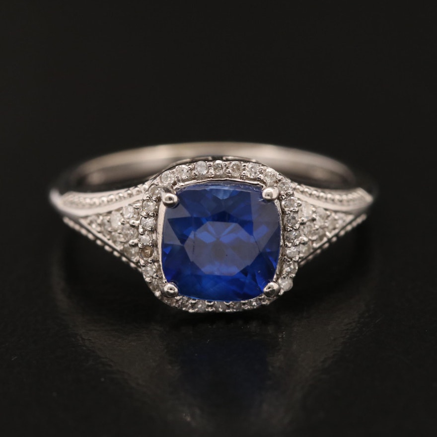 14K Kyanite and Diamond Ring