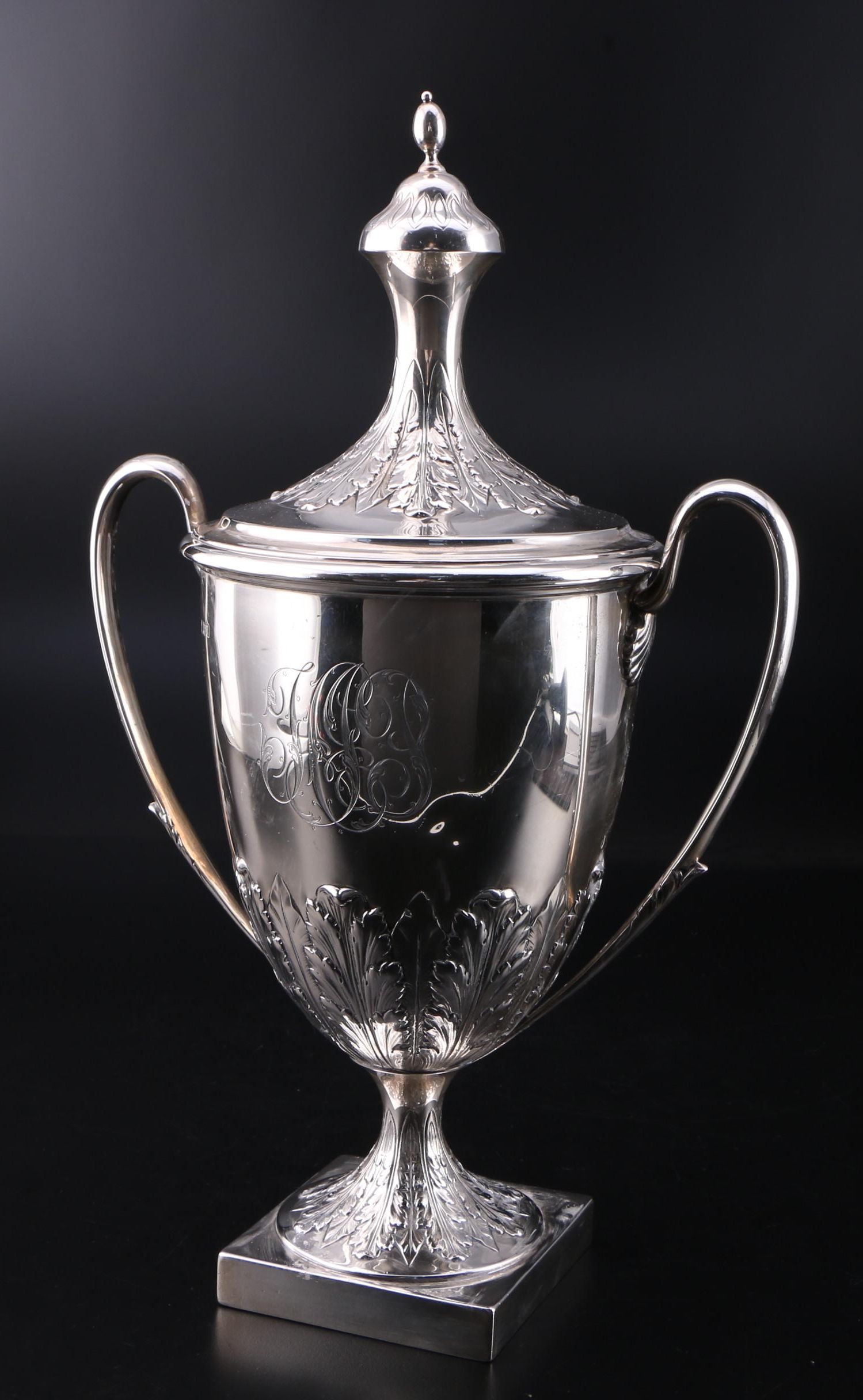 Edward Barnard and Sons of London Sterling Silver Urn, 1906