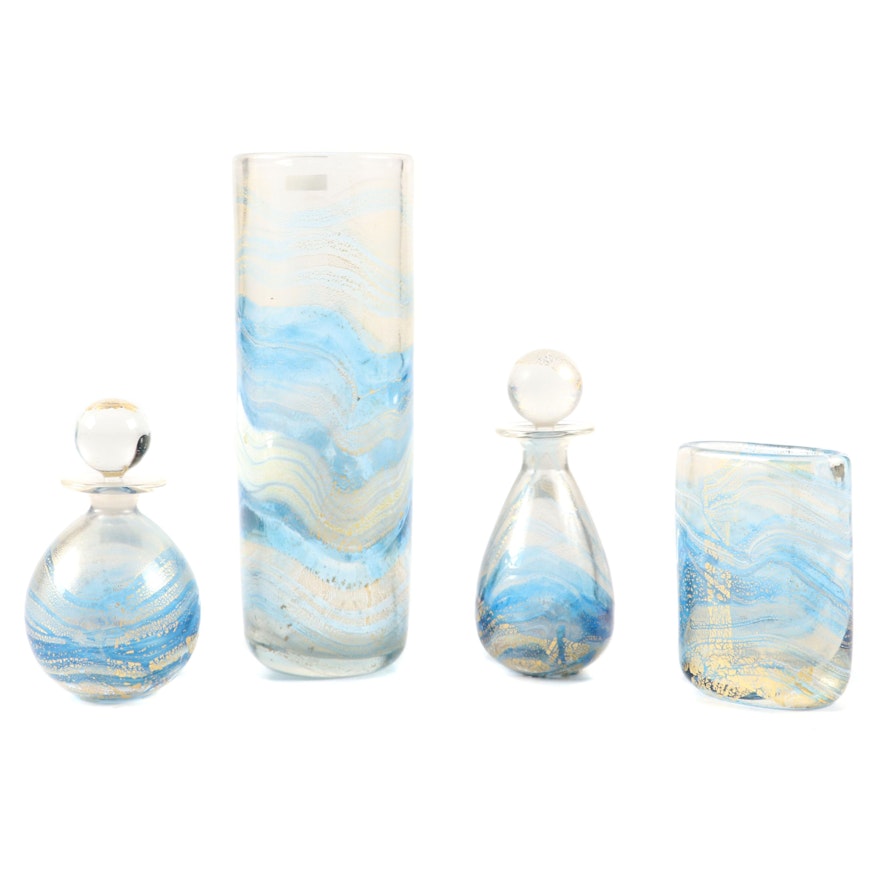 Gozo Maltese Art Glass Vases and Perfume Bottles