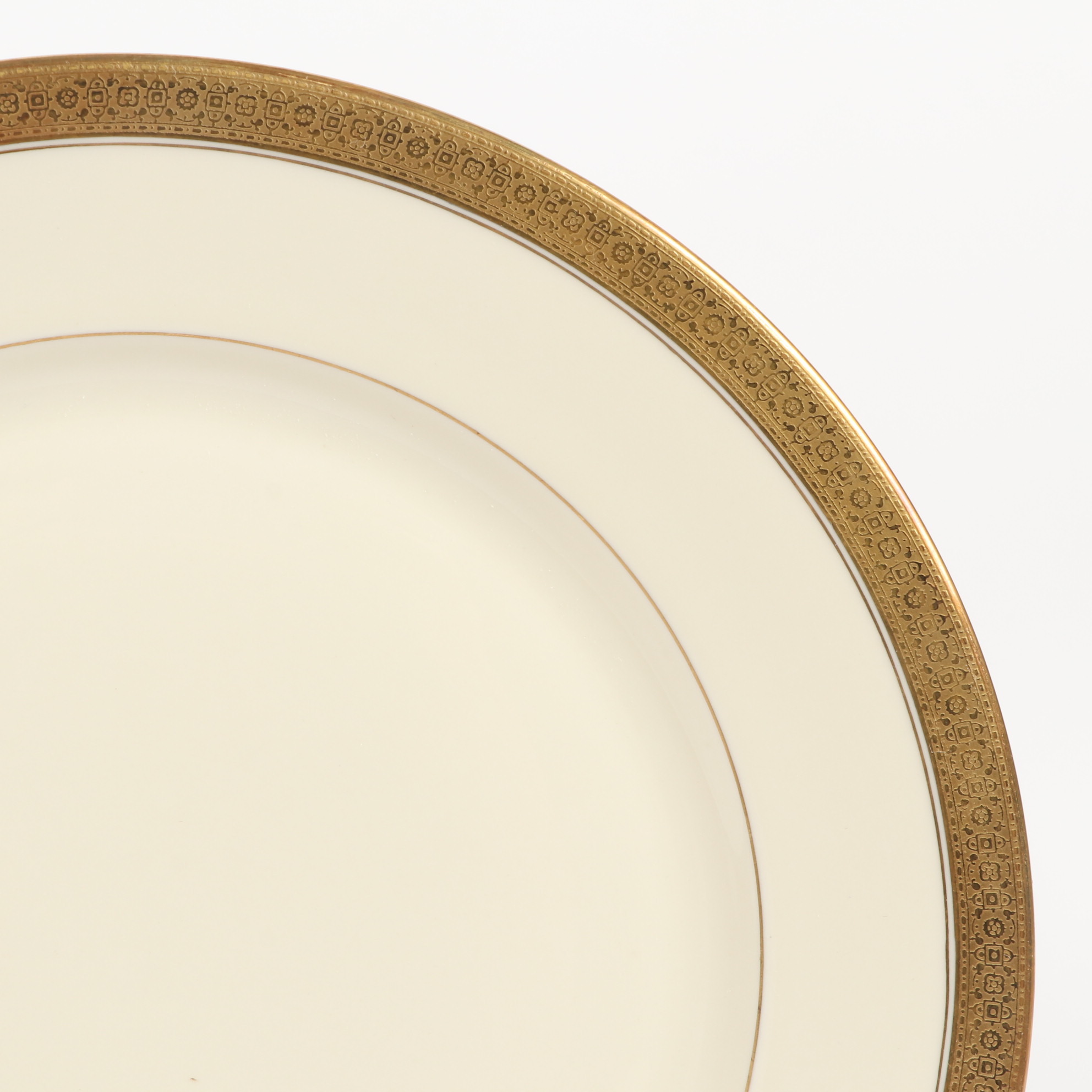 Rosenthal "Premier" Gold Rim Bone China Dinnerware