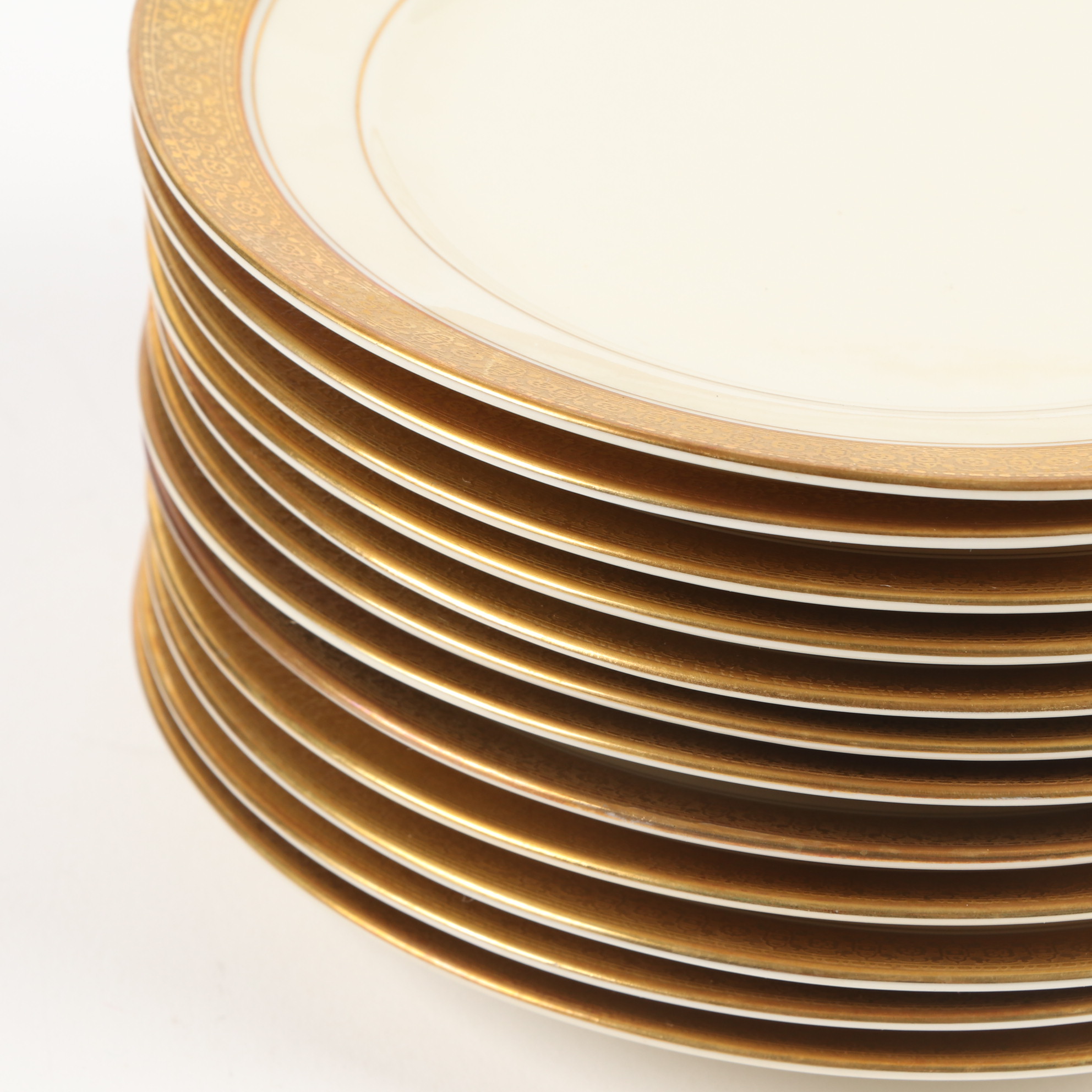 Rosenthal "Premier" Gold Rim Bone China Dinnerware