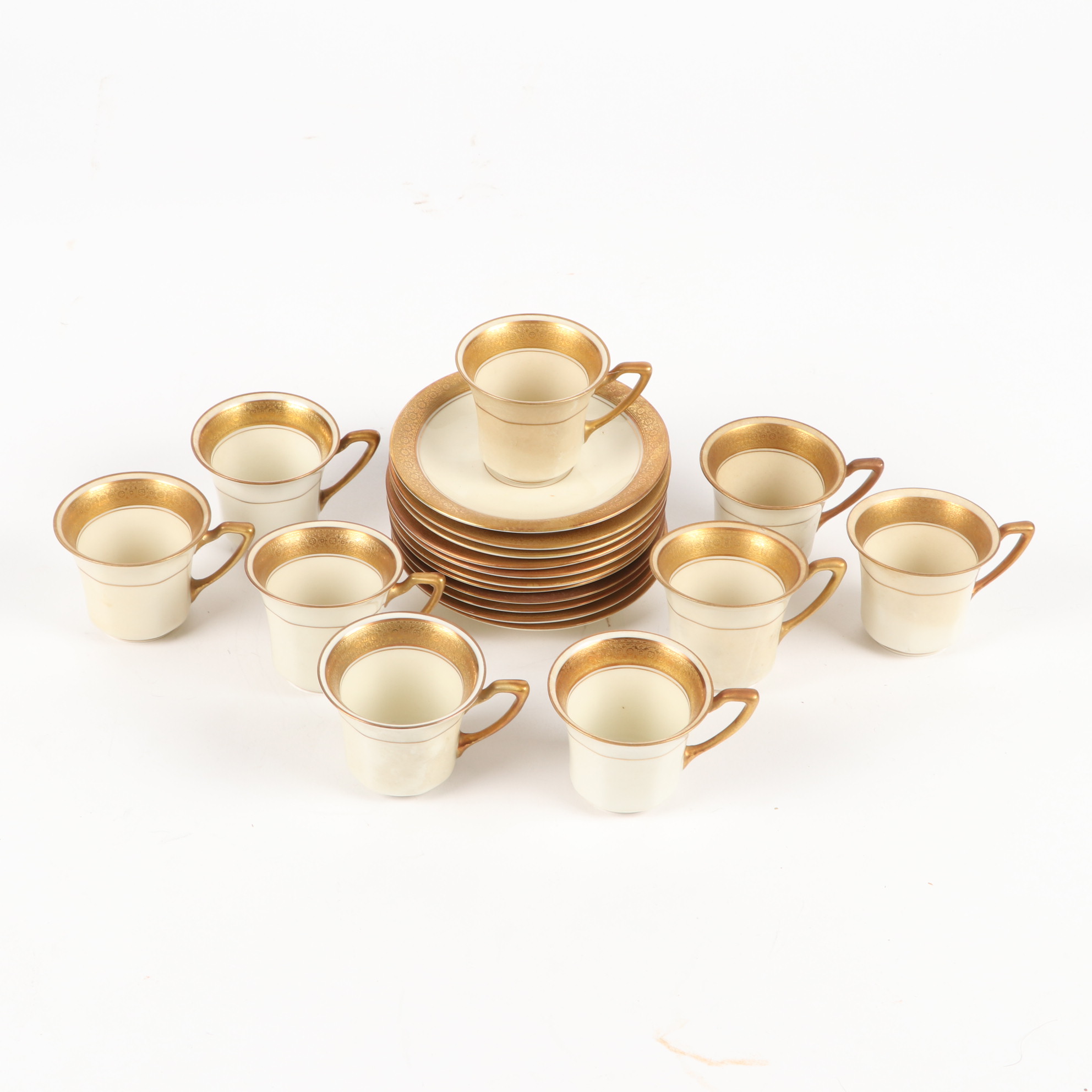 Rosenthal "Premier" Gold Rim Bone China Dinnerware