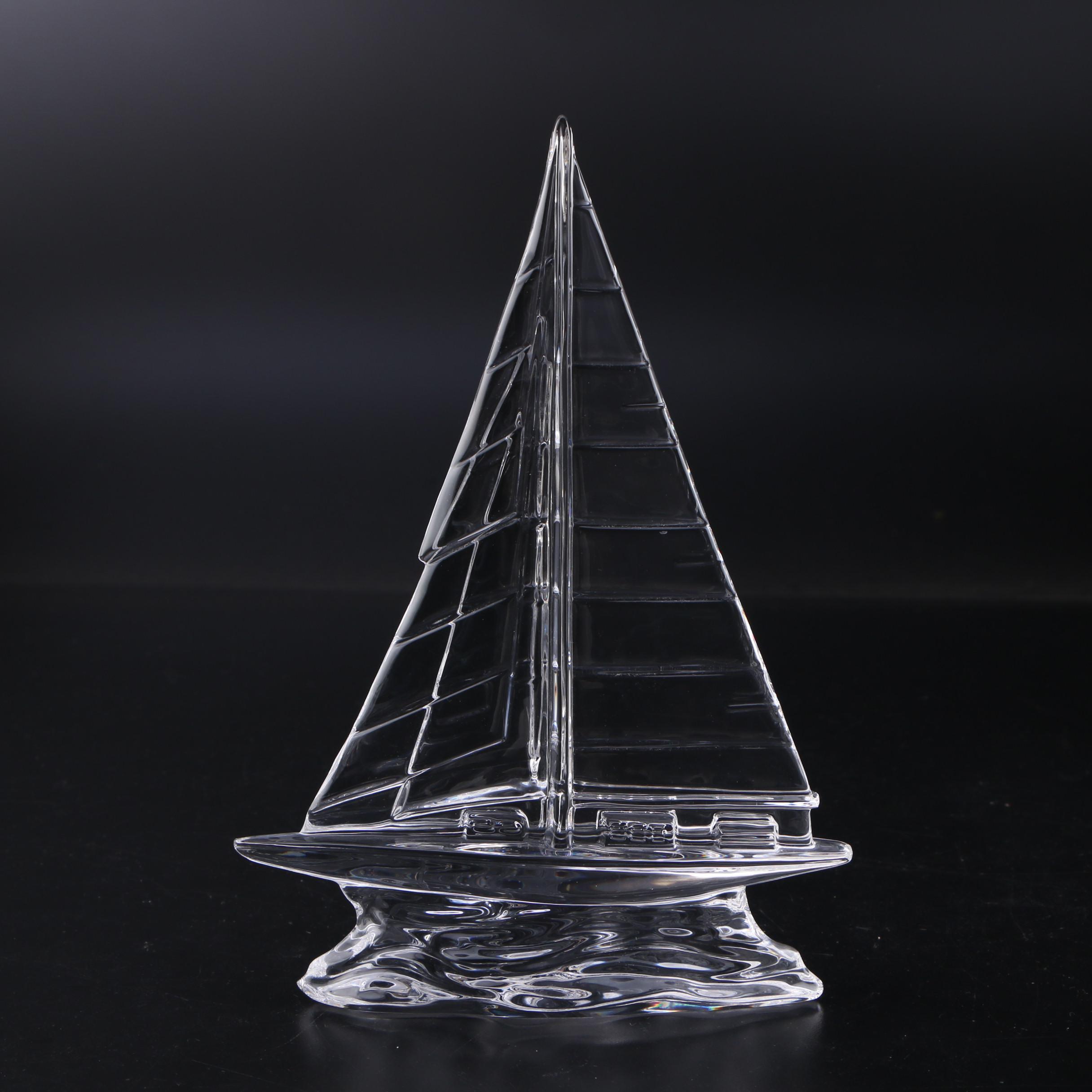 Waterford Crystal Sailboat Figurine