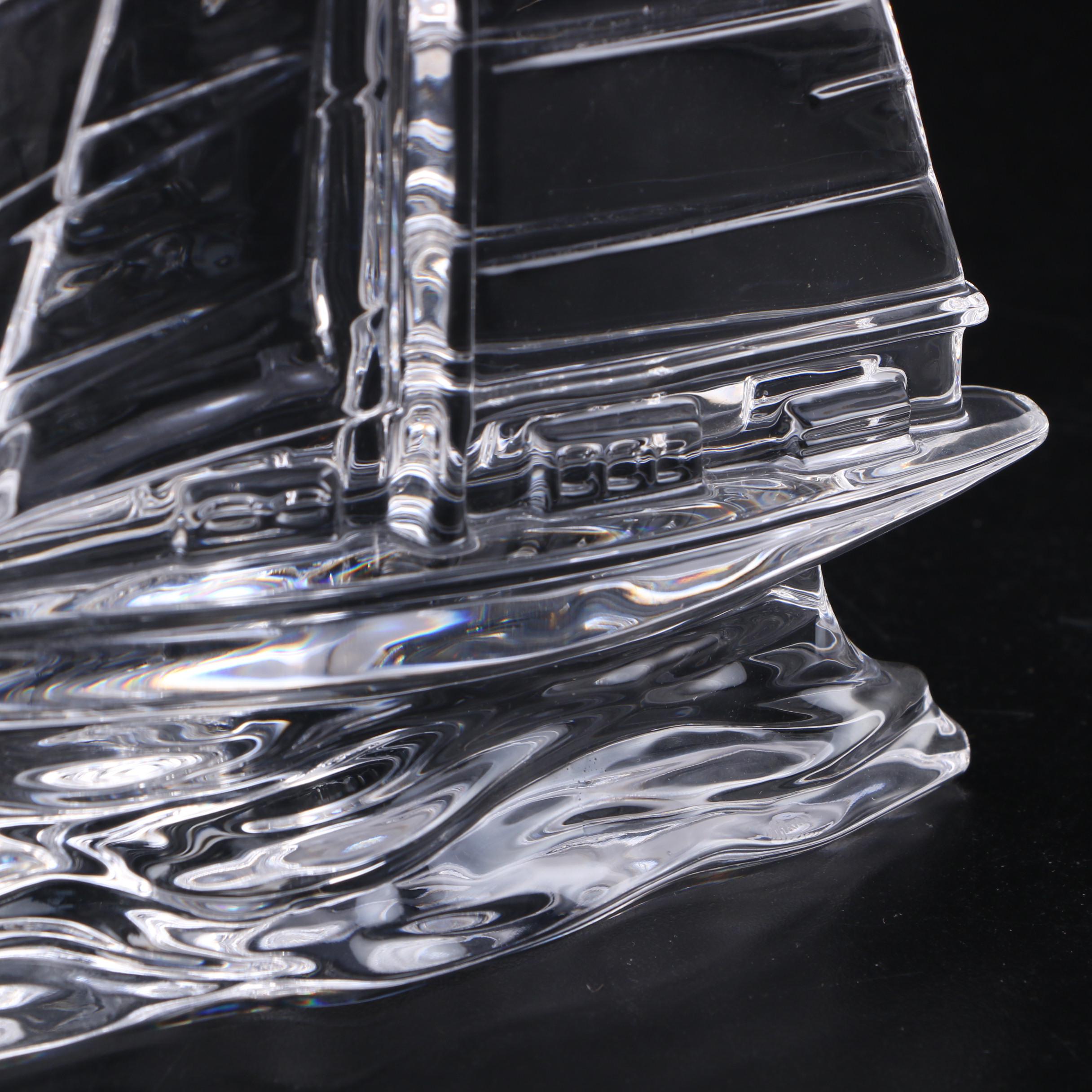 Waterford Crystal Sailboat Figurine