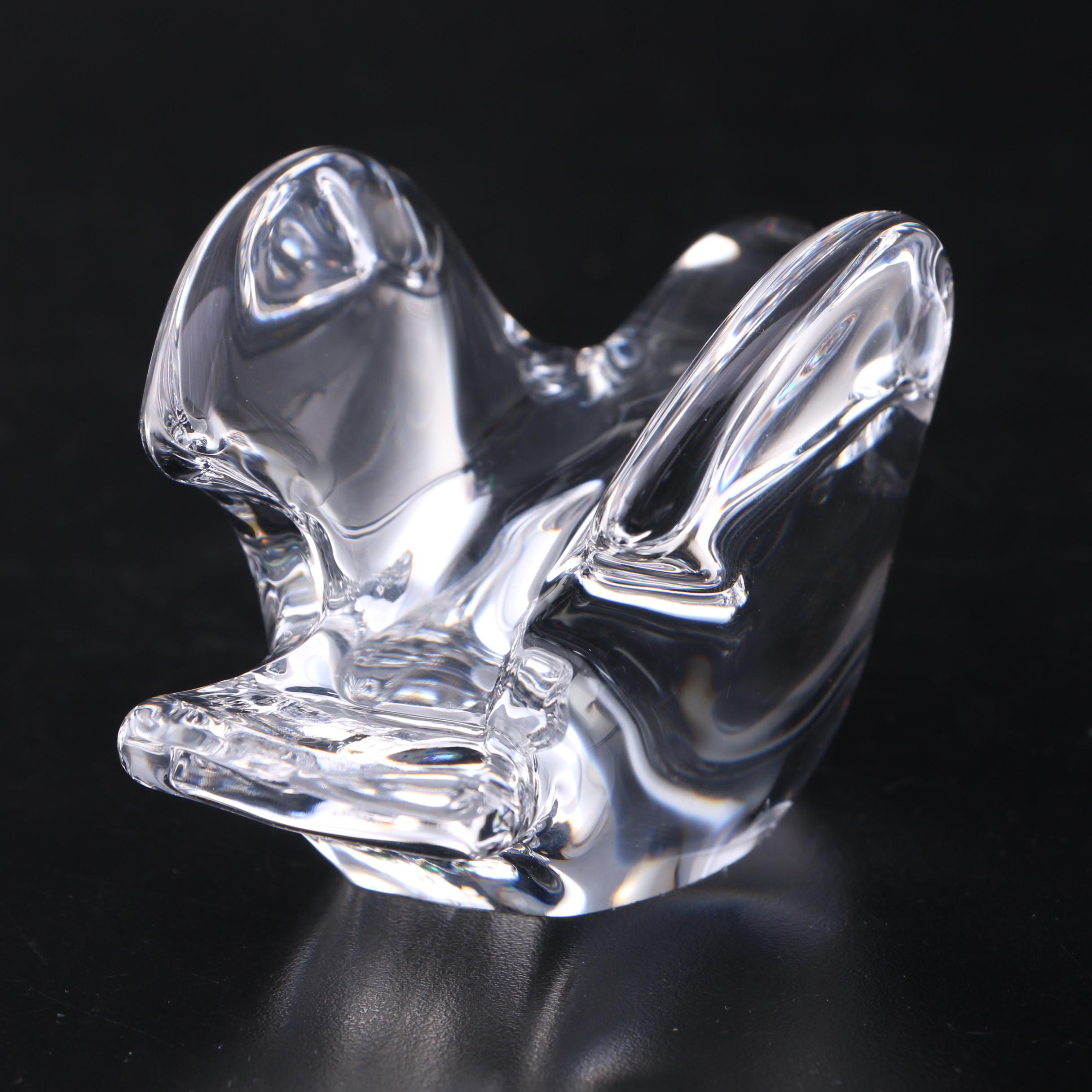 Orrefors Crystal Bird Figurine