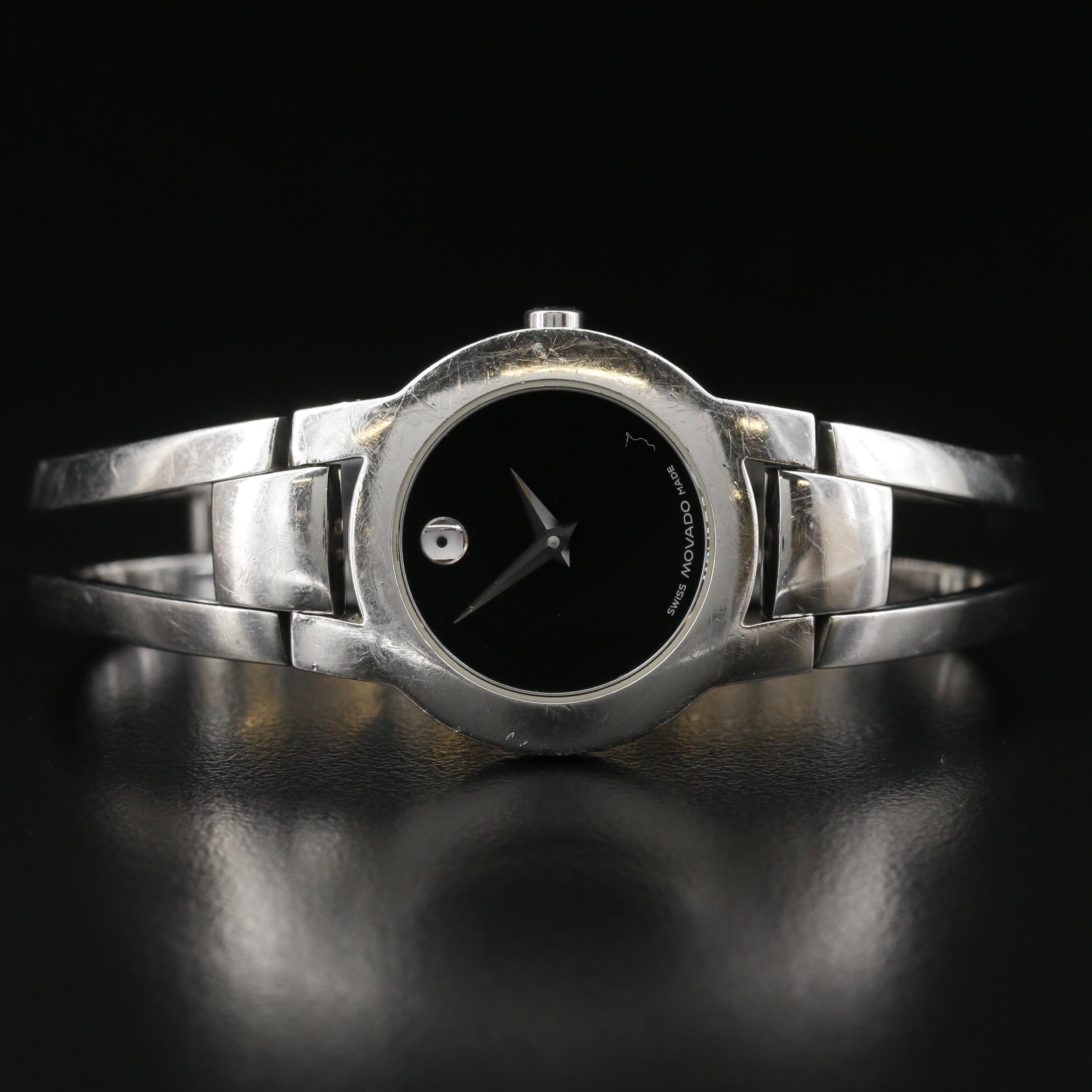 Movado Amorosa Stainless Steel Quartz Watch