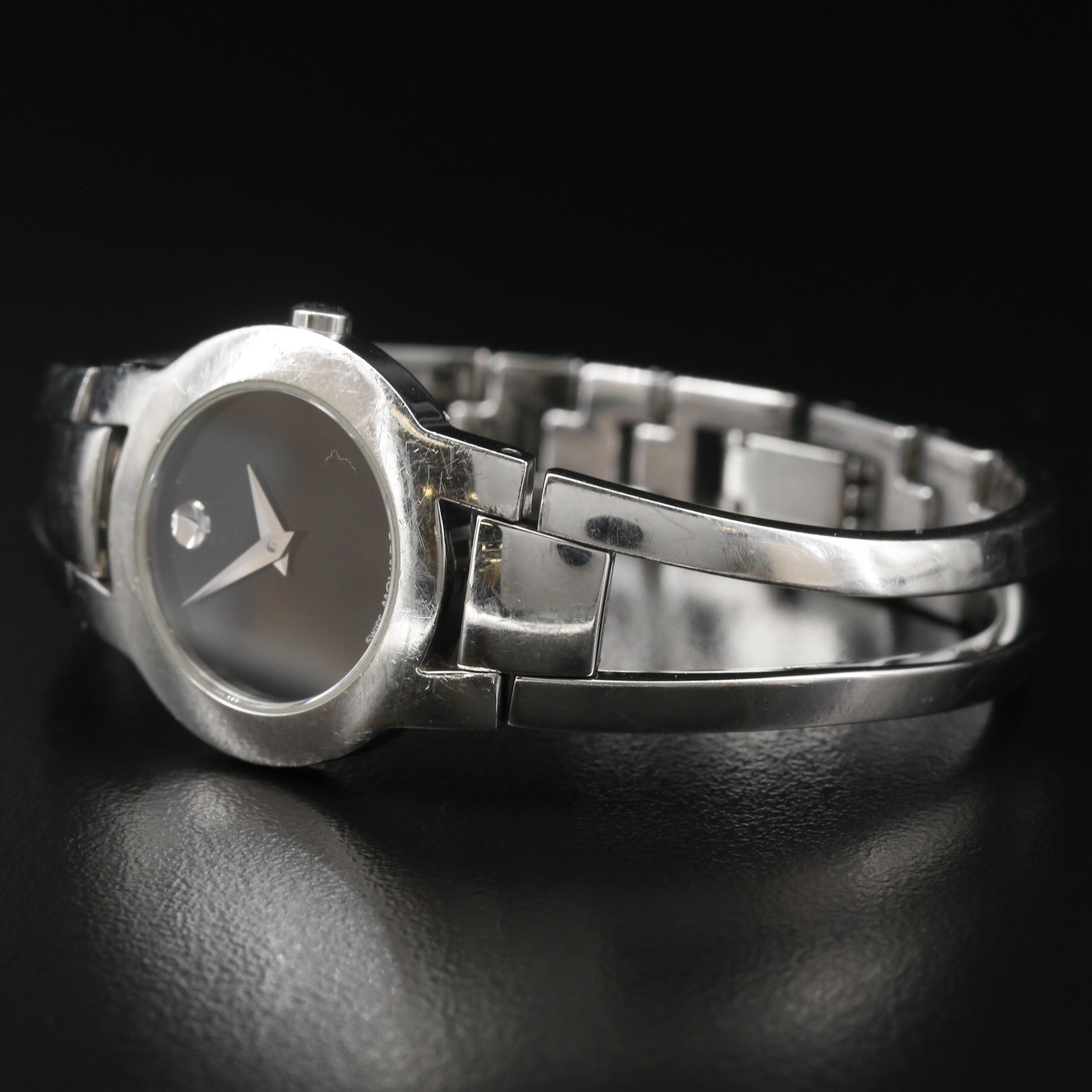 Movado Amorosa Stainless Steel Quartz Watch