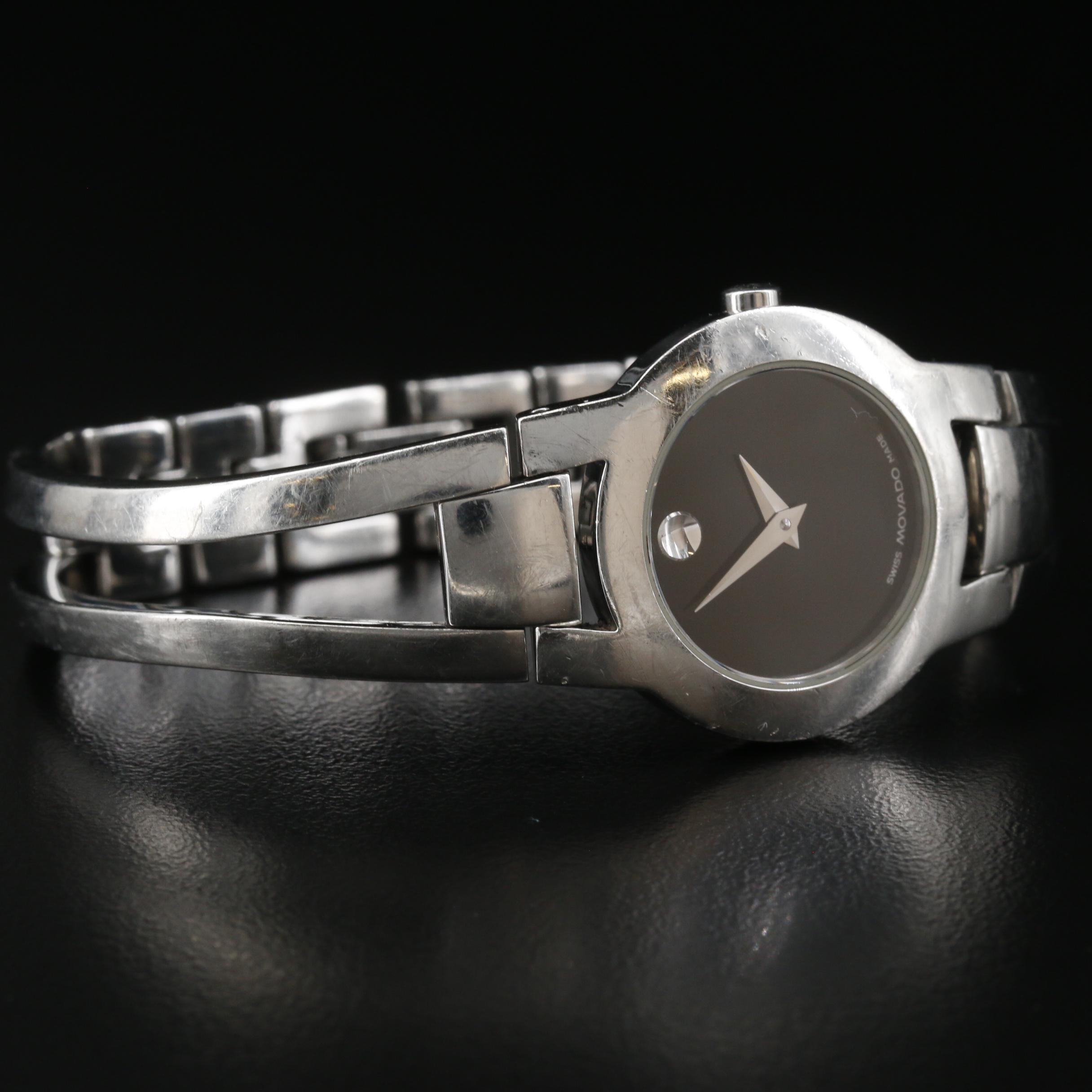 Movado Amorosa Stainless Steel Quartz Watch