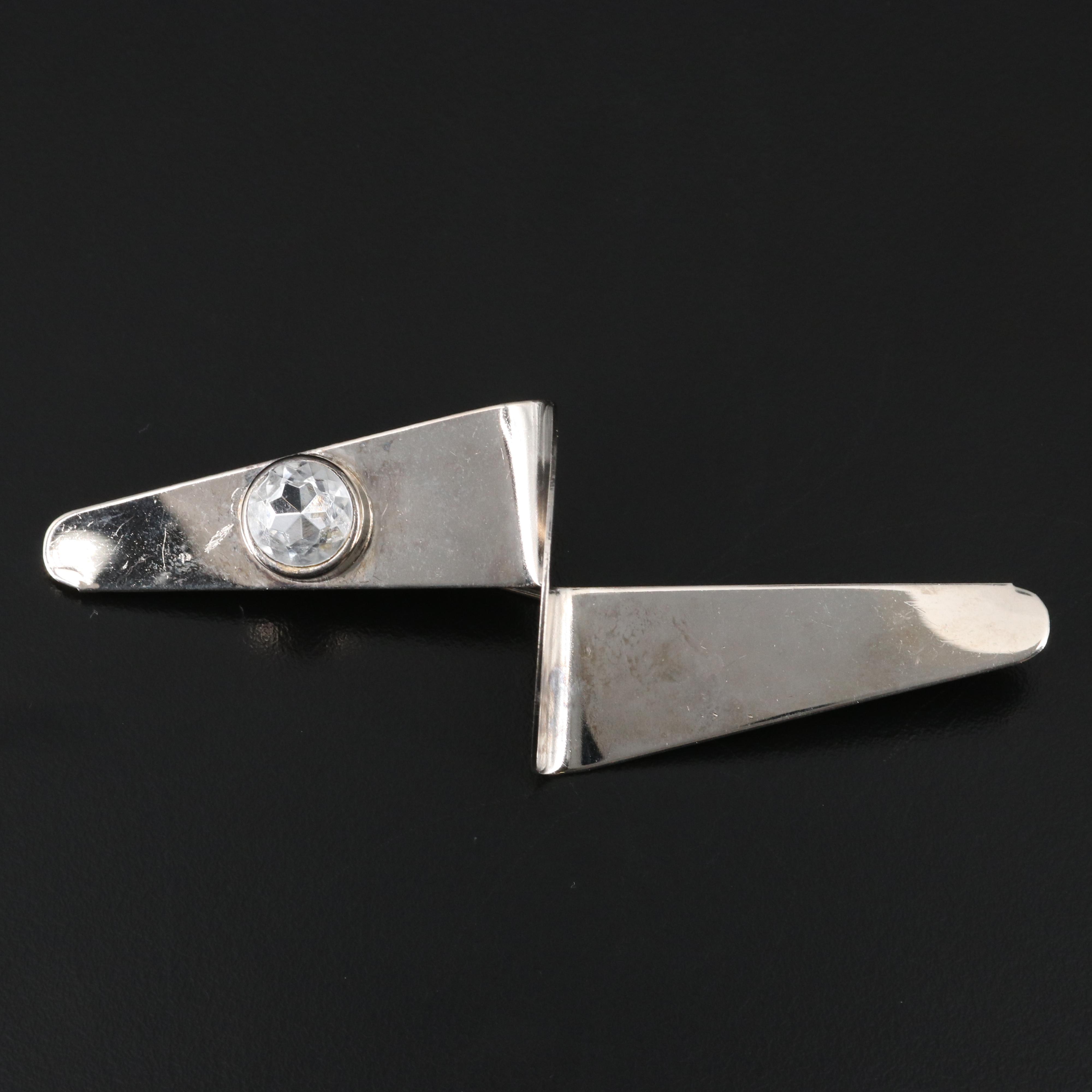 Modern Brooches Featuring Glass