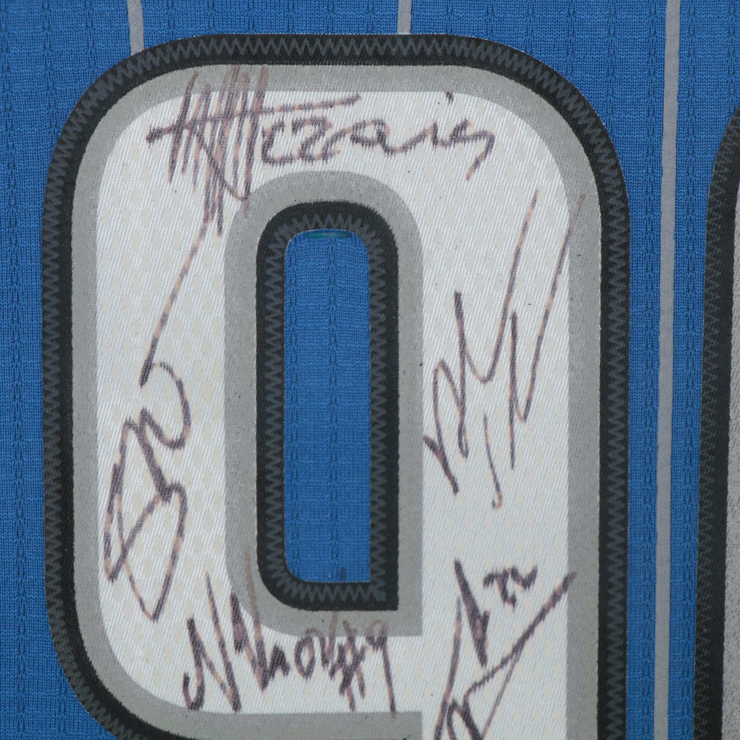 Richard DeVos "90th Birthday" Signed 2016 Orlando Magic Framed NBA Jersey